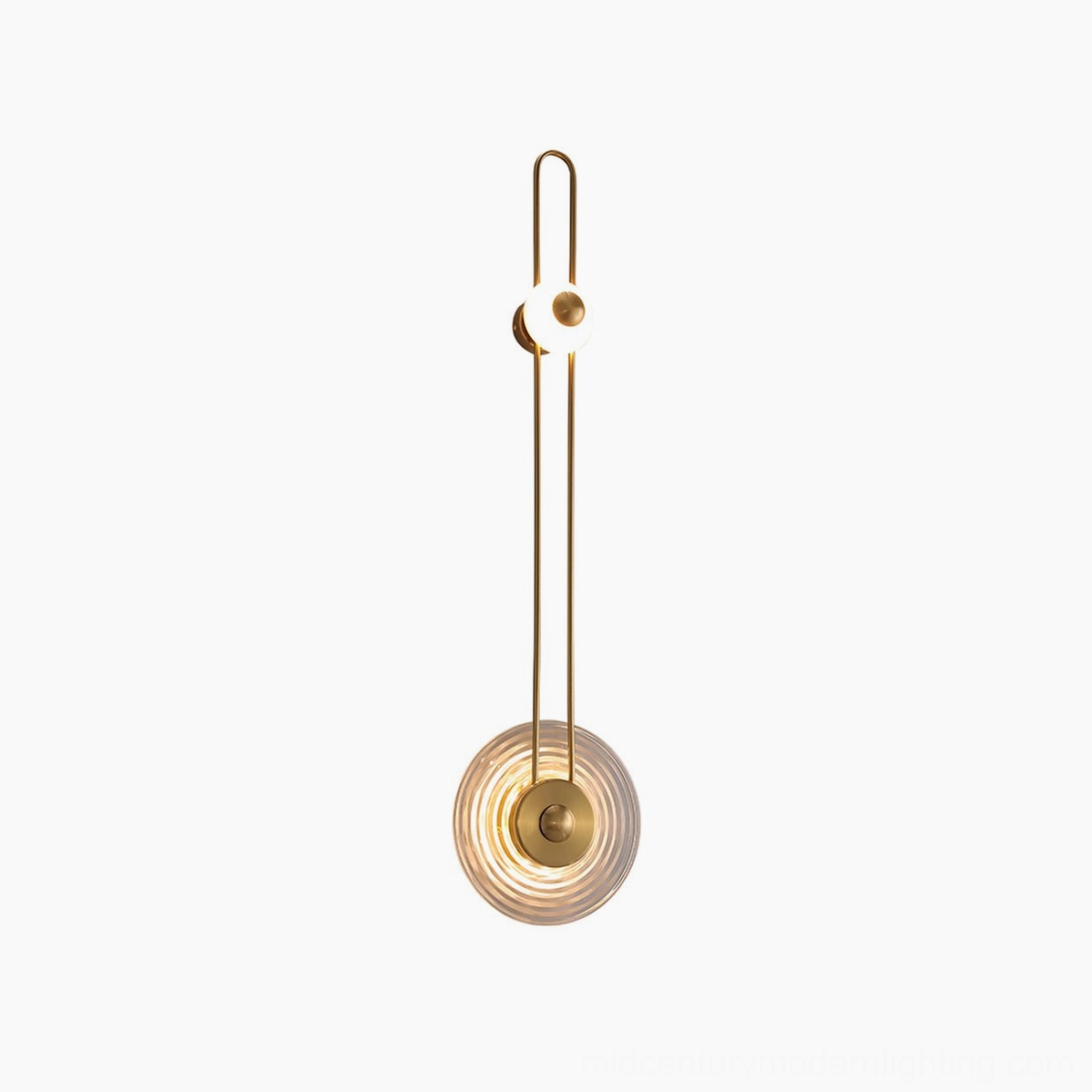 Gaia wall sconce mid-century modern lighting fixture specification