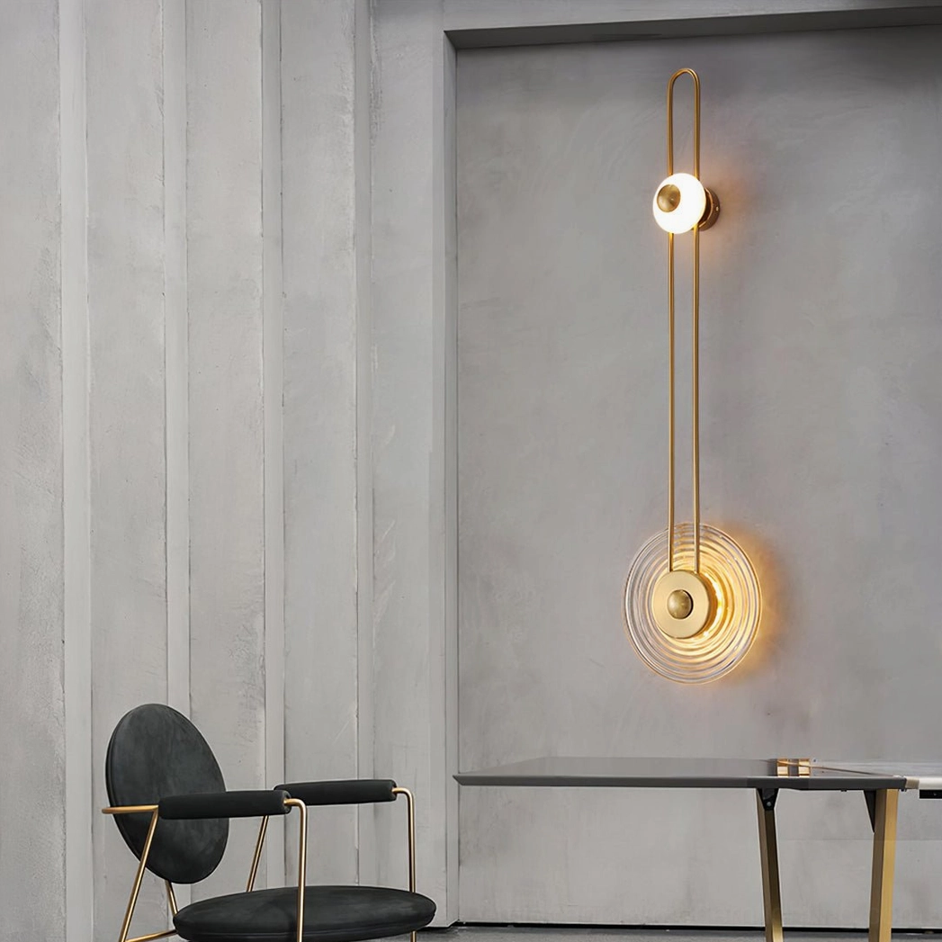 Gaia wall lamp hospitality design contemporary fixture hotel lobby
