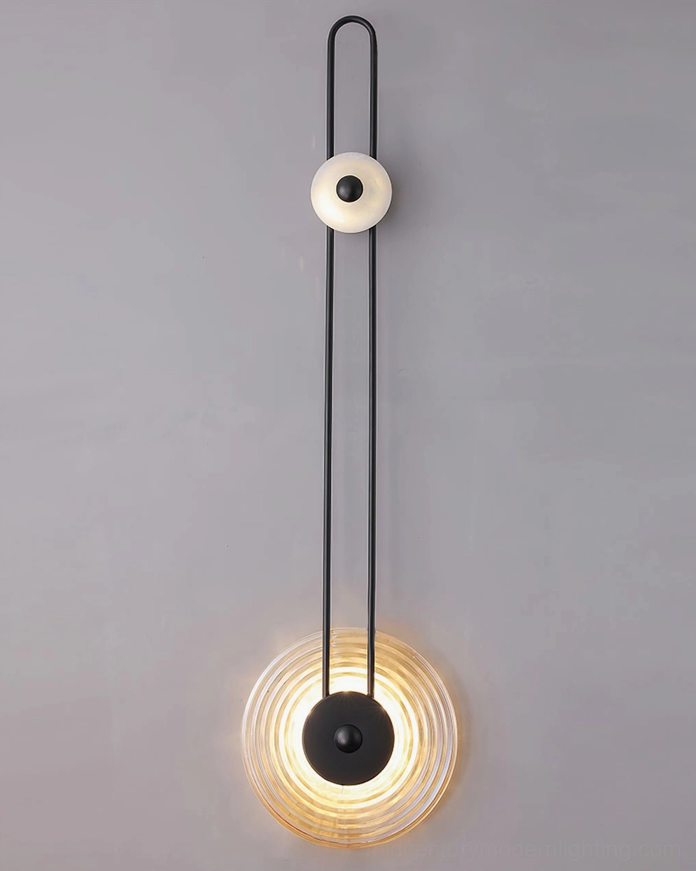 Gaia wall lamp LED diffusion system innovative light effect design
