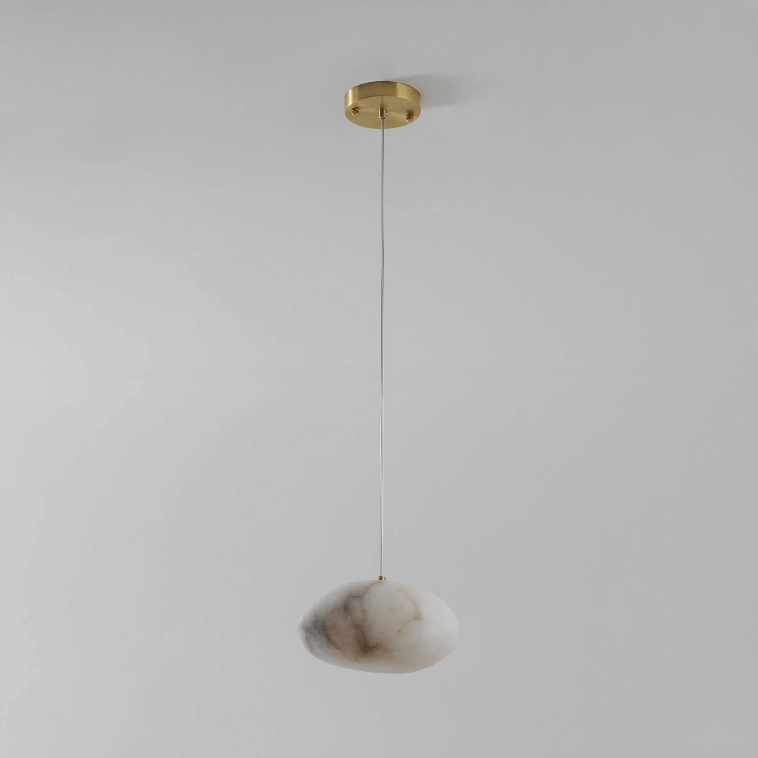 Galet alabaster pendant artisanal lighting design philosophy