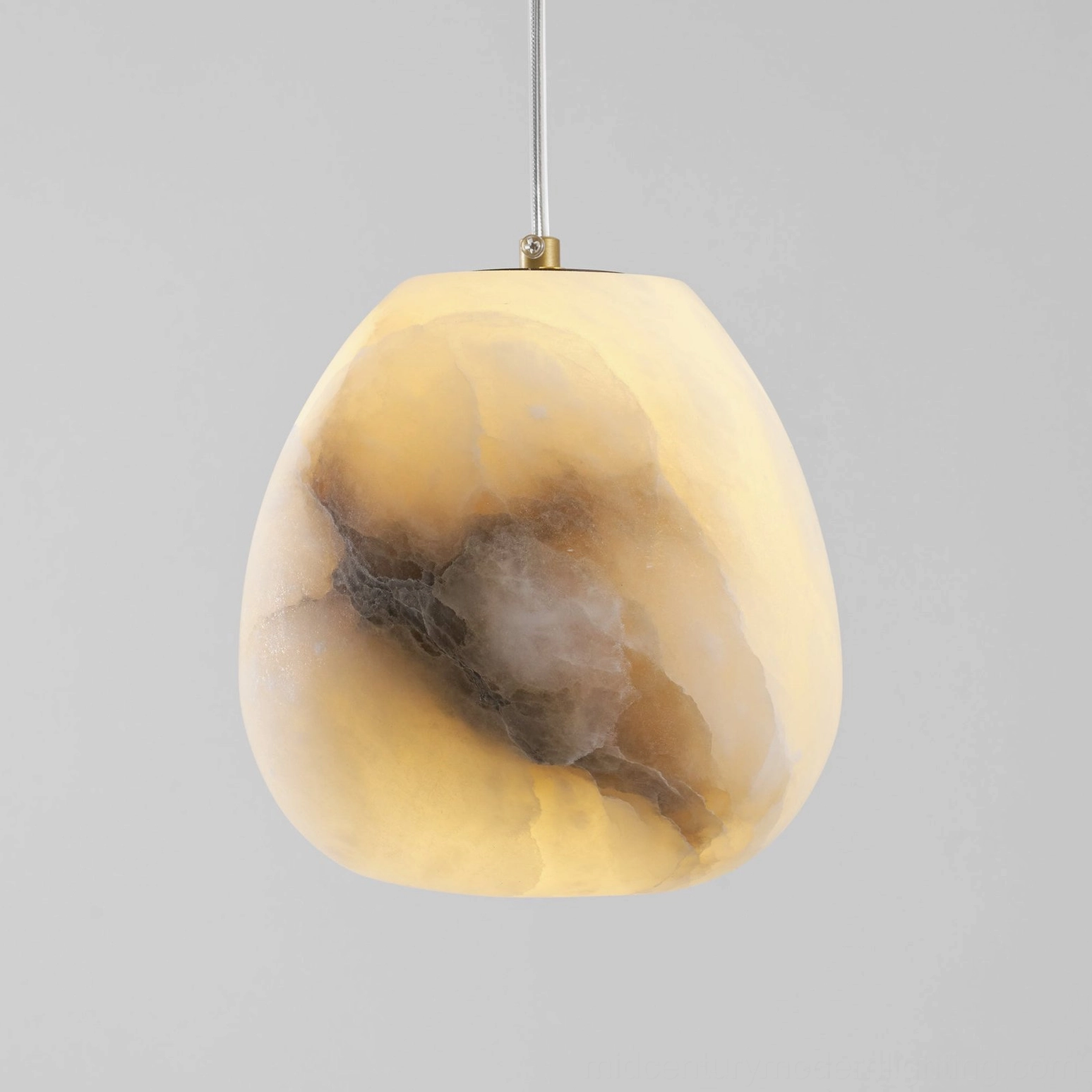 Galet alabaster pendant luxury lighting fixture high-end interior
