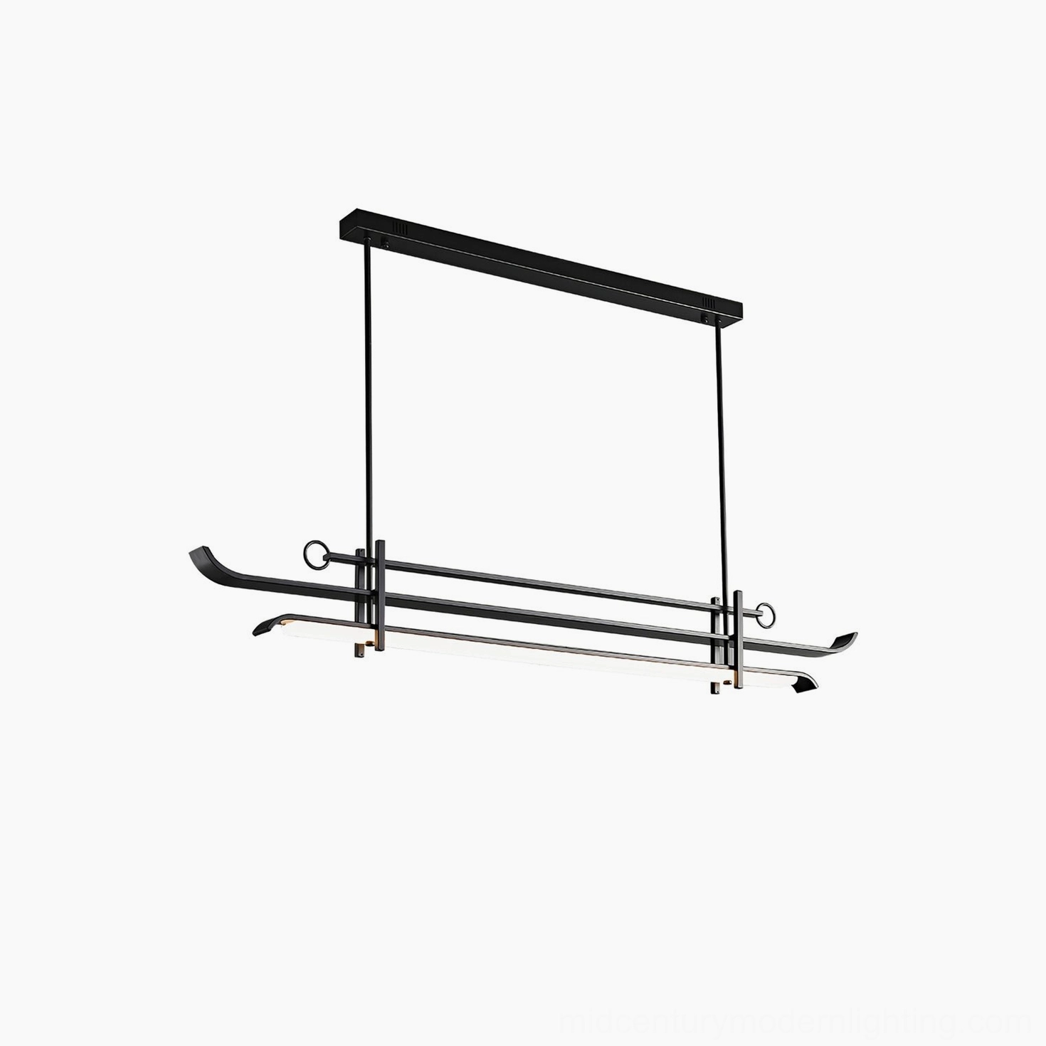 Mondrian geometric LED chandelier showcasing contemporary minimalist design and architectural light fixture innovation