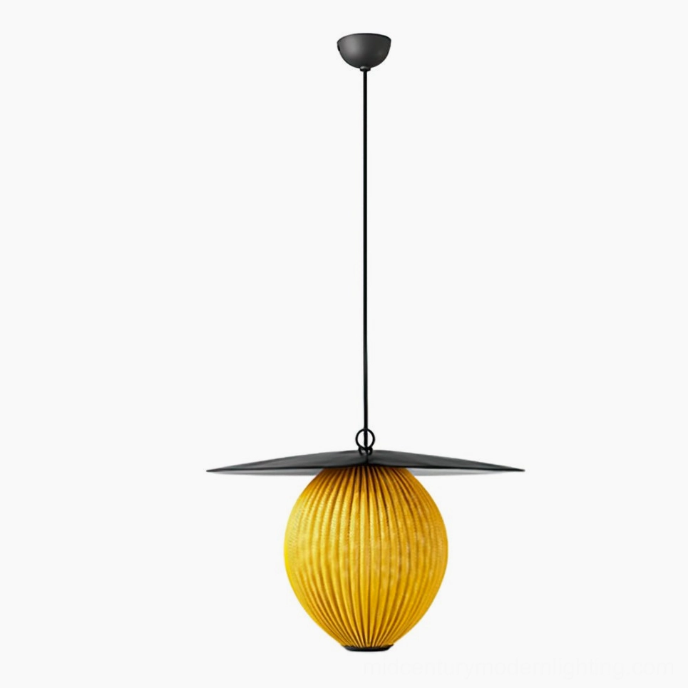 Gold Satellite pendant light isolated product image on white background