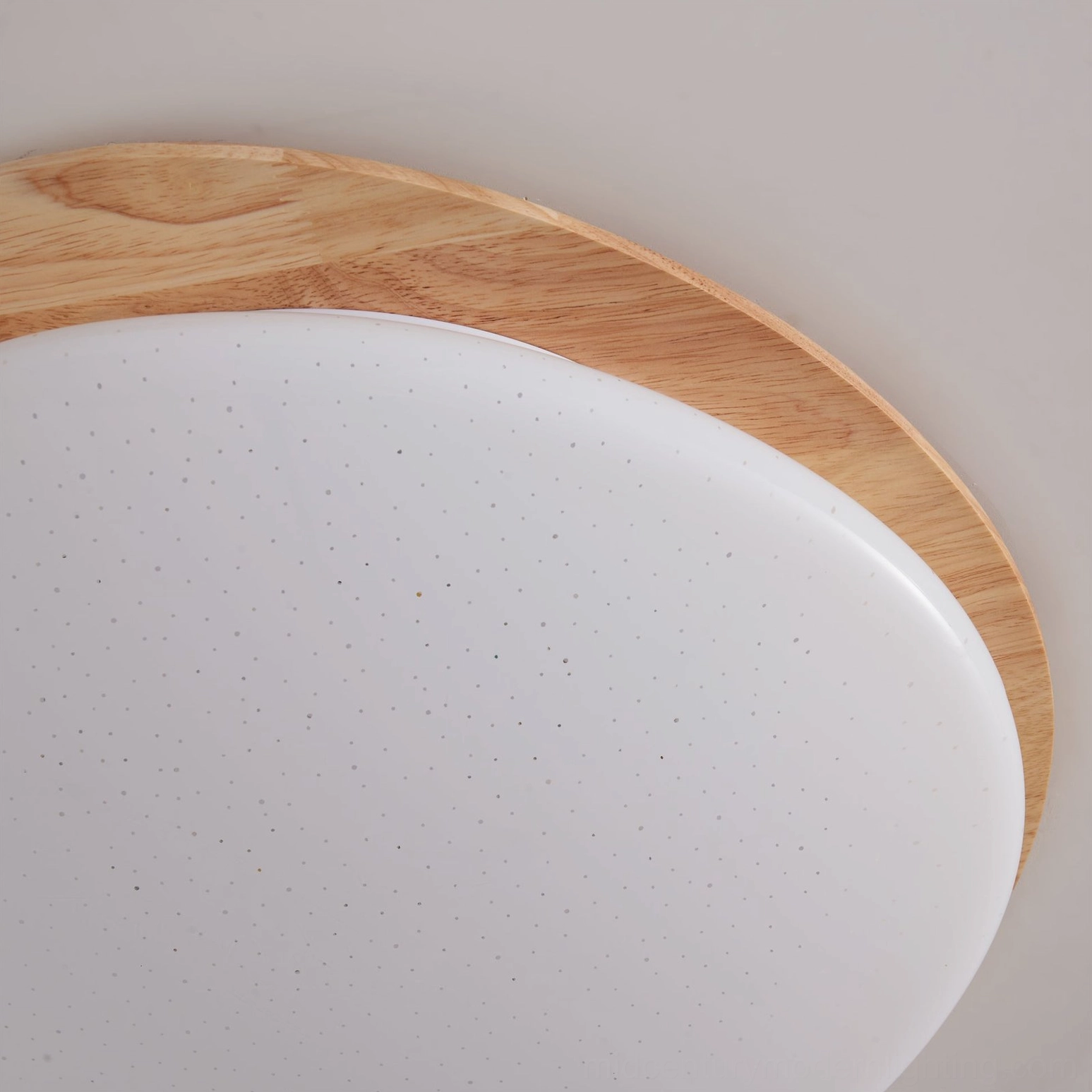 Gregg large format oval ceiling lamp in spacious living room, 36W integrated LED warm ambient illumination