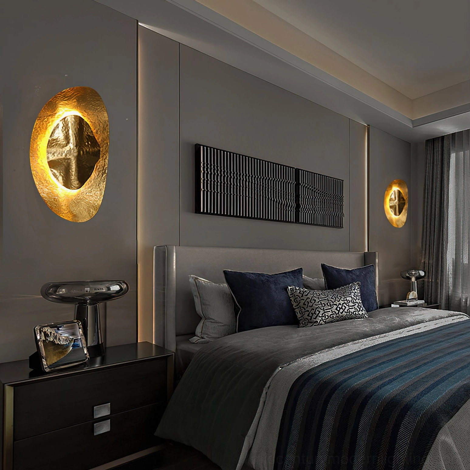 Helios hammered brass sconce dimension diagram showing 15.7 inch height, 9.3 inch width, and 3.5 inch wall projection specifications