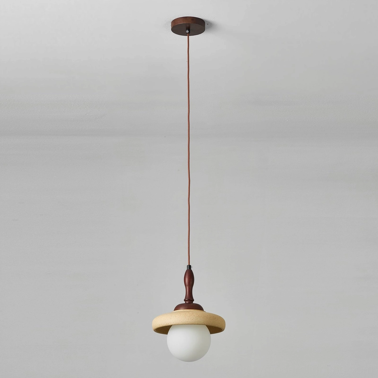 Humboldt pendant light Edison bulb warm lighting option detail