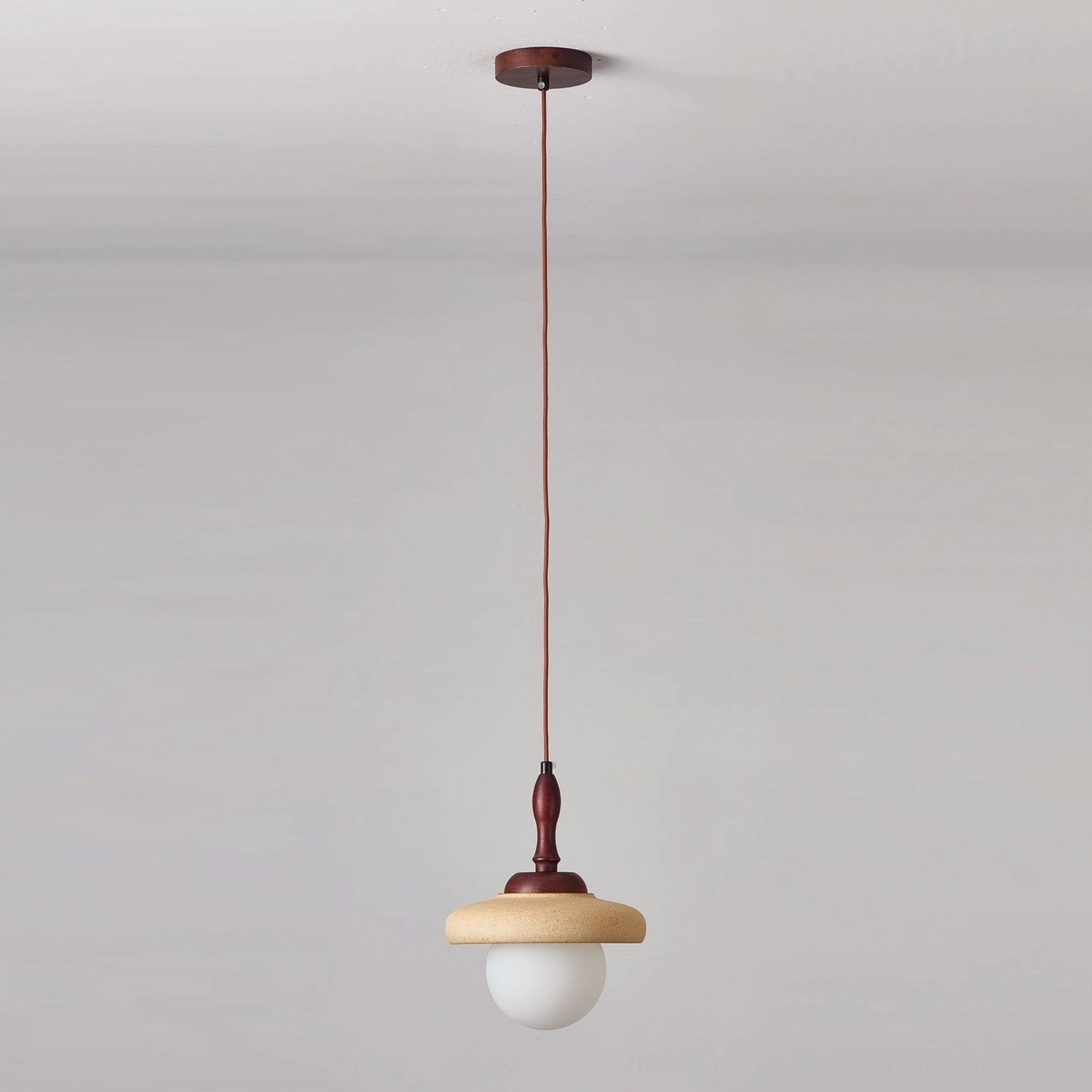 Humboldt mid-century modern pendant light hallway entryway focal point