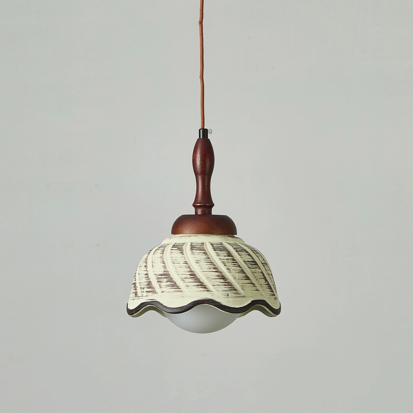 Humboldt mid-century pendant light above kitchen island modern styling