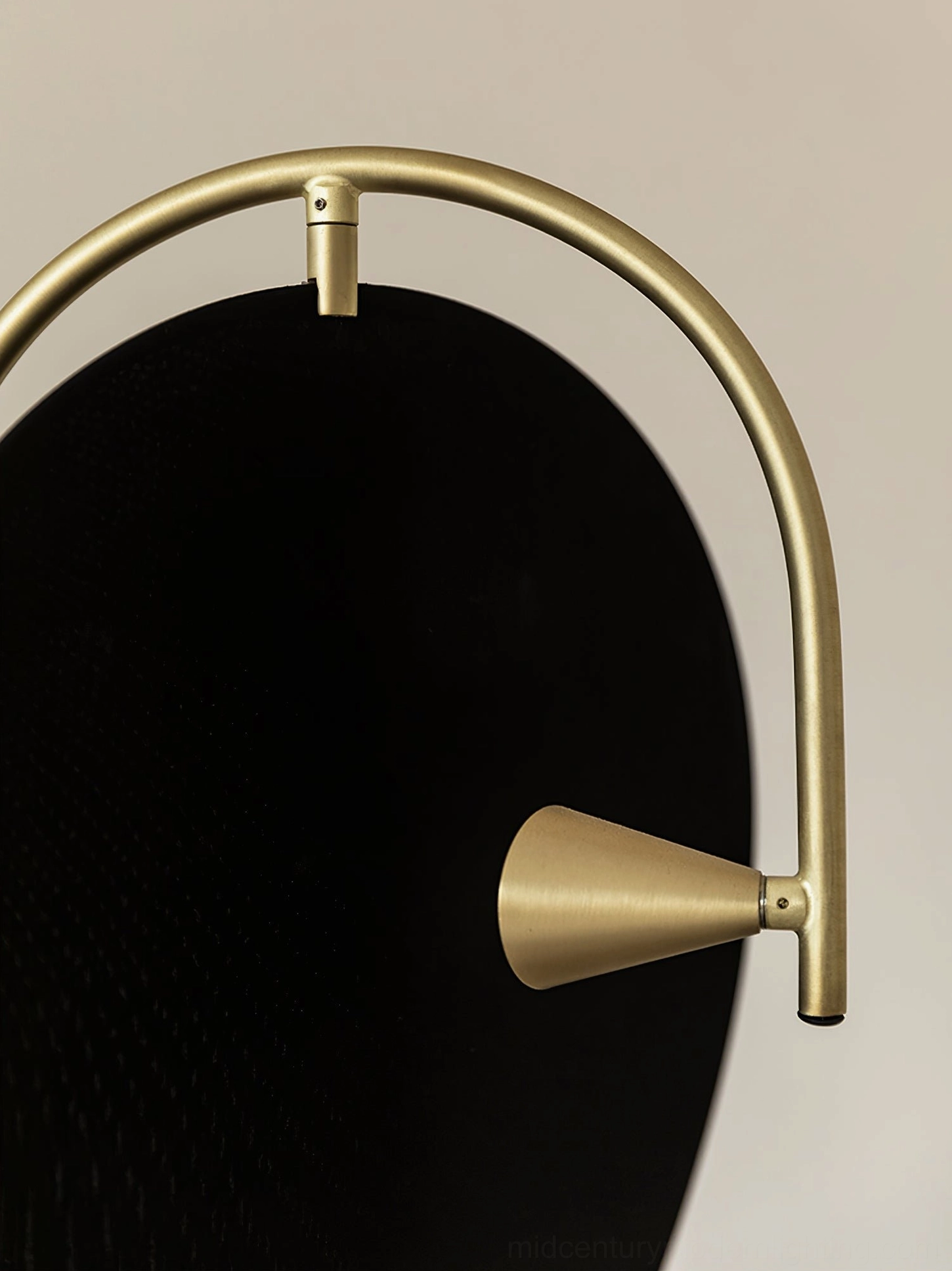 Infinite Floor Lamp illuminated against plain background displaying soft warm 3000K ambient glow