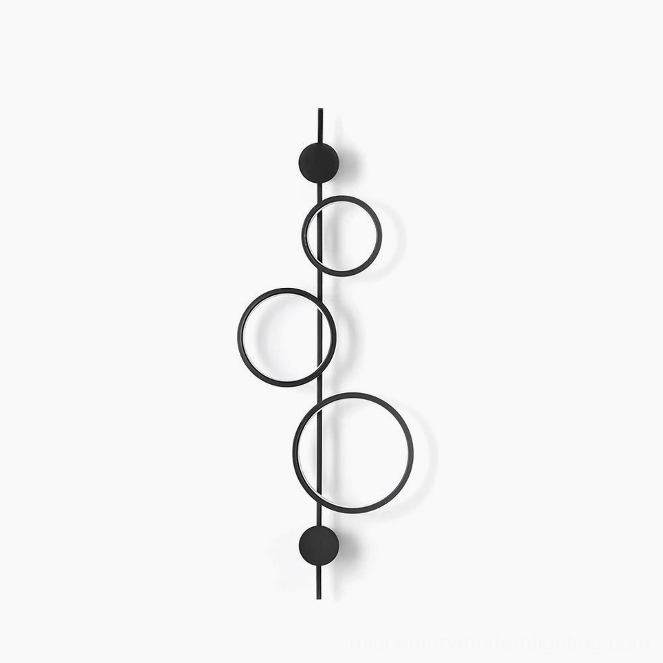 Jocco wall lamp hero shot - modern LED ring light minimalist architectural design