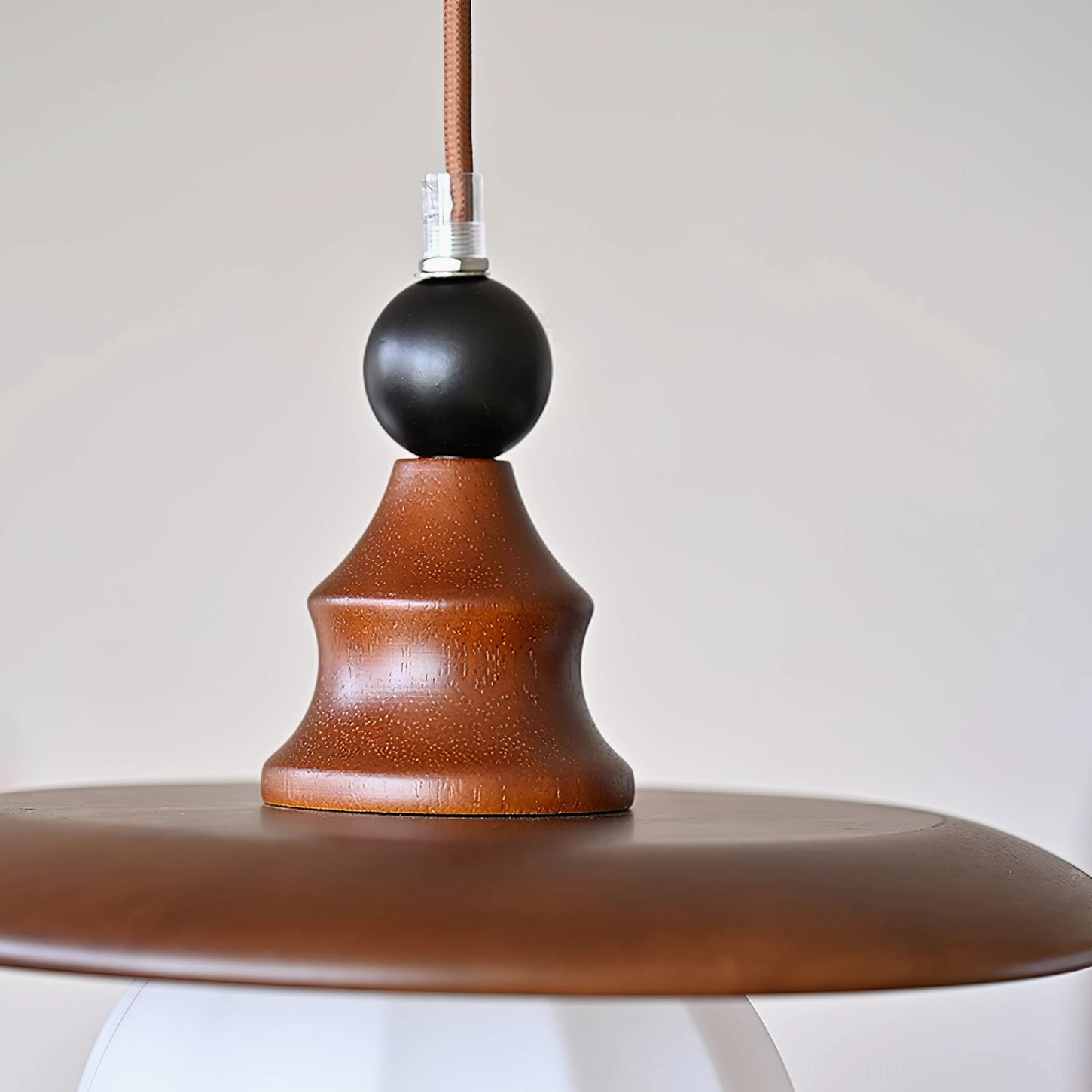 Kato 3-light pendant set assembled, ready for installation in dining space