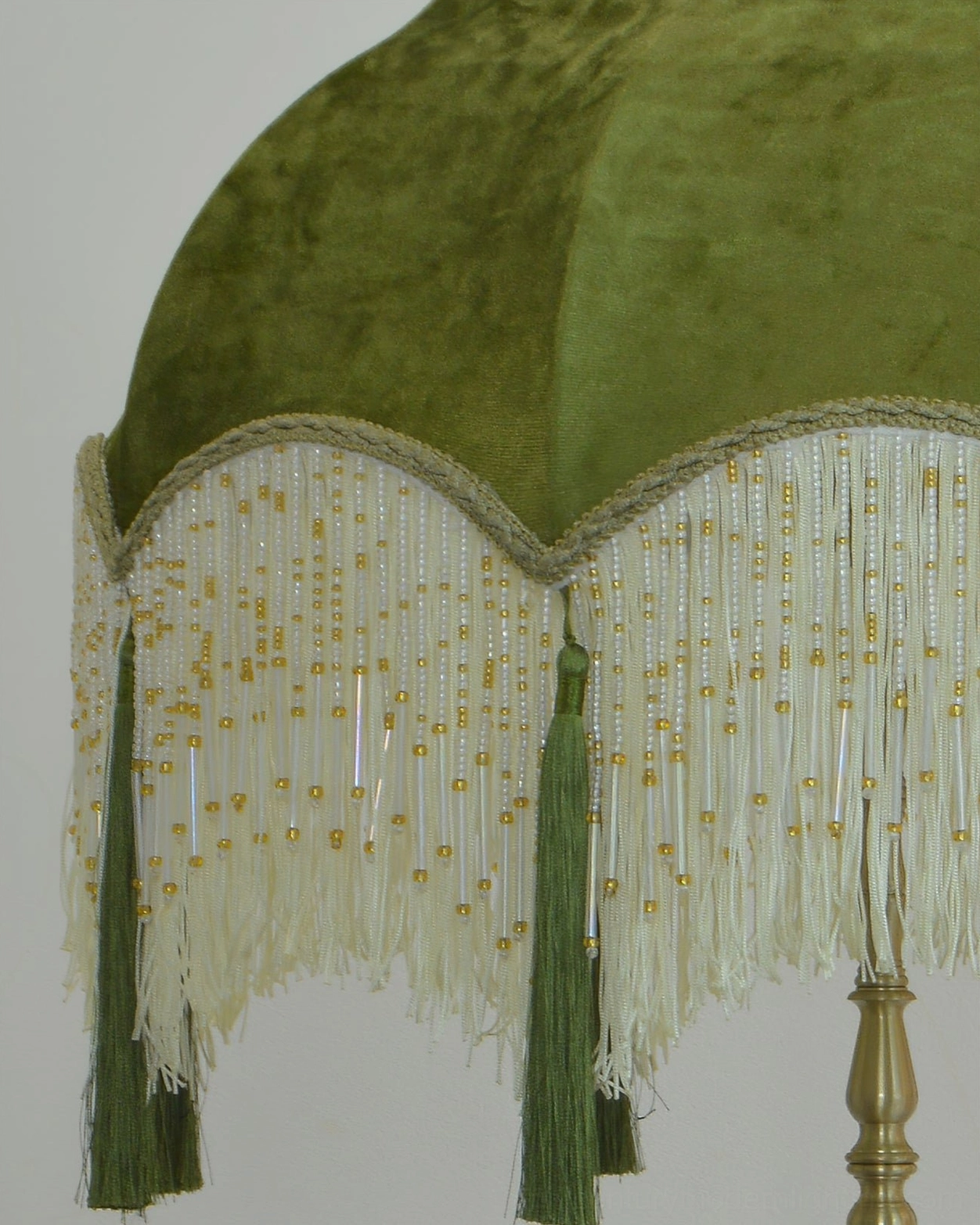 Kennedy mid-century modern green floor lamp vintage bedroom lighting intimate ambiance setting