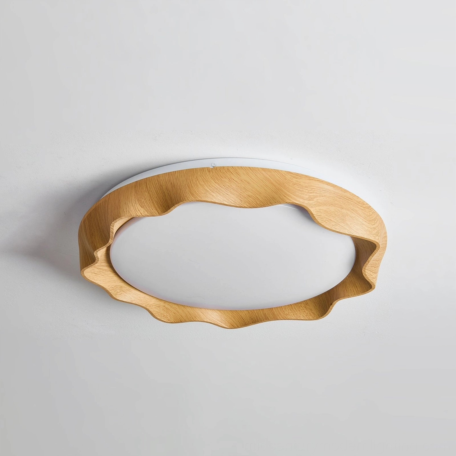 Kerio mid-century modern ceiling light fixture showcasing integrated LED and frosted acrylic design