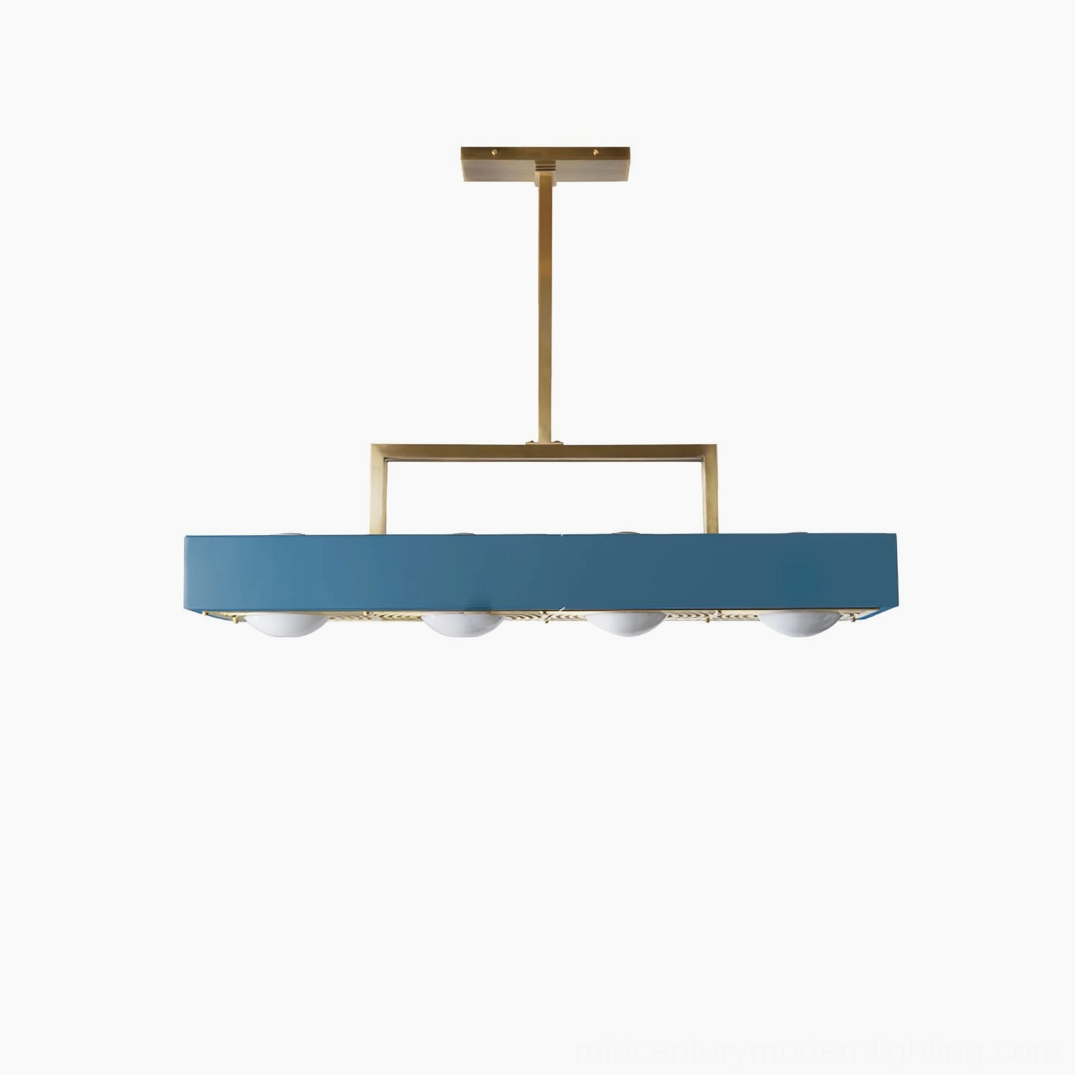 Kernel geometric glass sphere pendant light full product view with frame and shade
