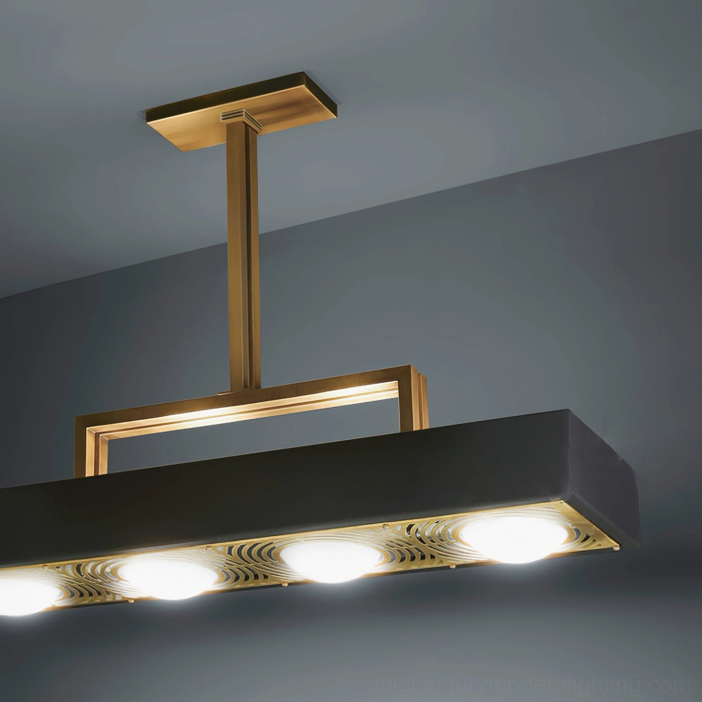 Kernel pendant light warm versus cool light color temperature comparison view
