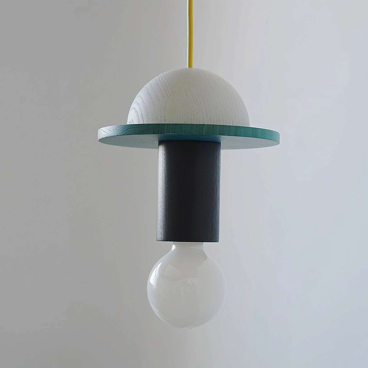 Klee geometric pendant fixture detail revealing construction quality and design precision