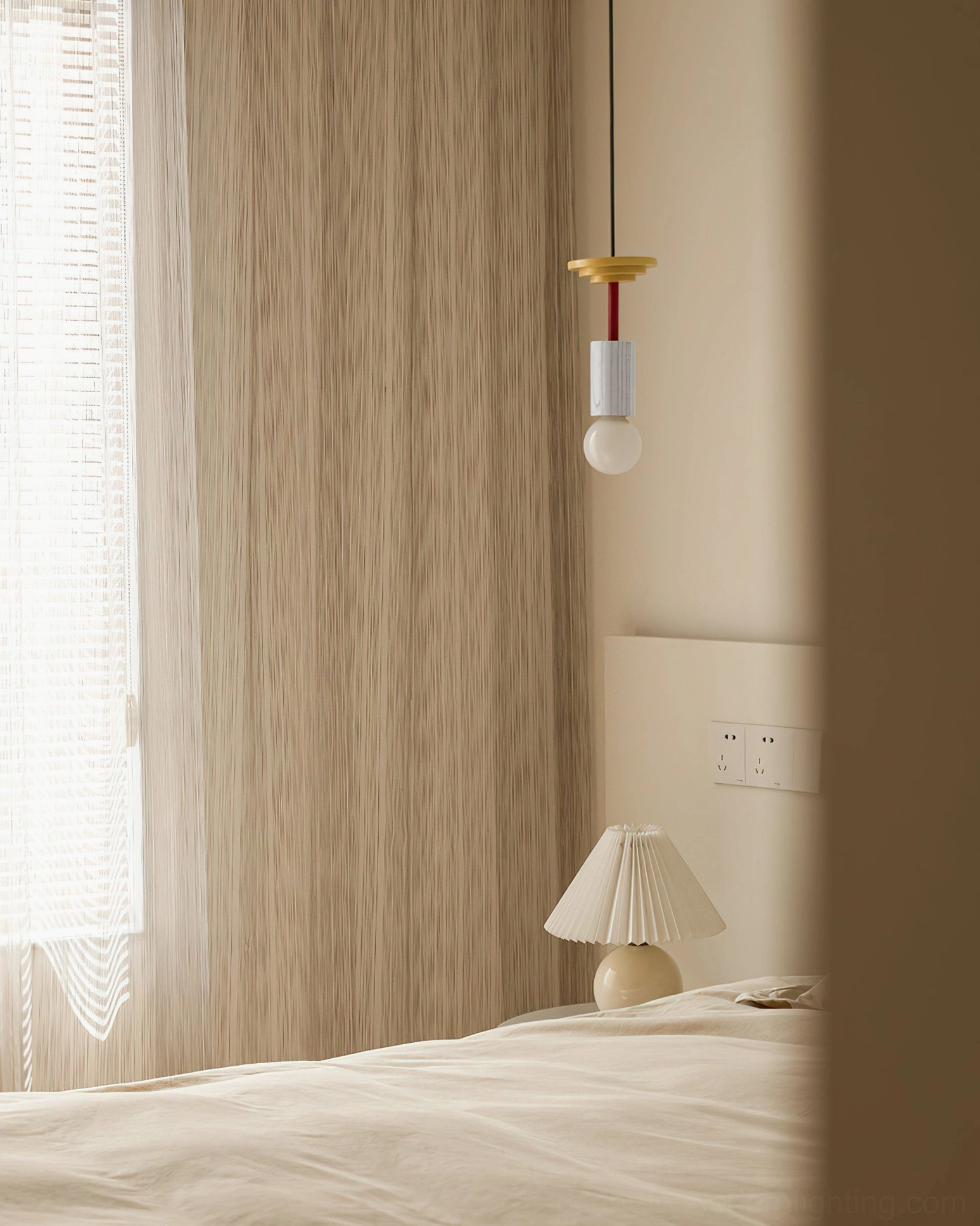 Klee geometric pendant light mid-century modern design showing clean lines and artistic geometry