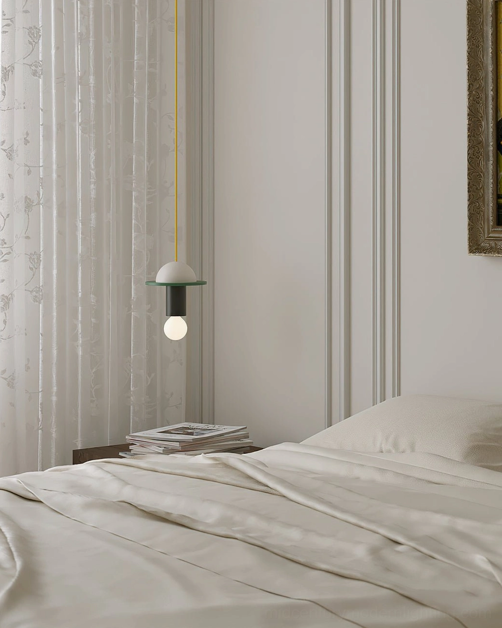 Klee geometric pendant light demonstrating versatile color combinations and scale options