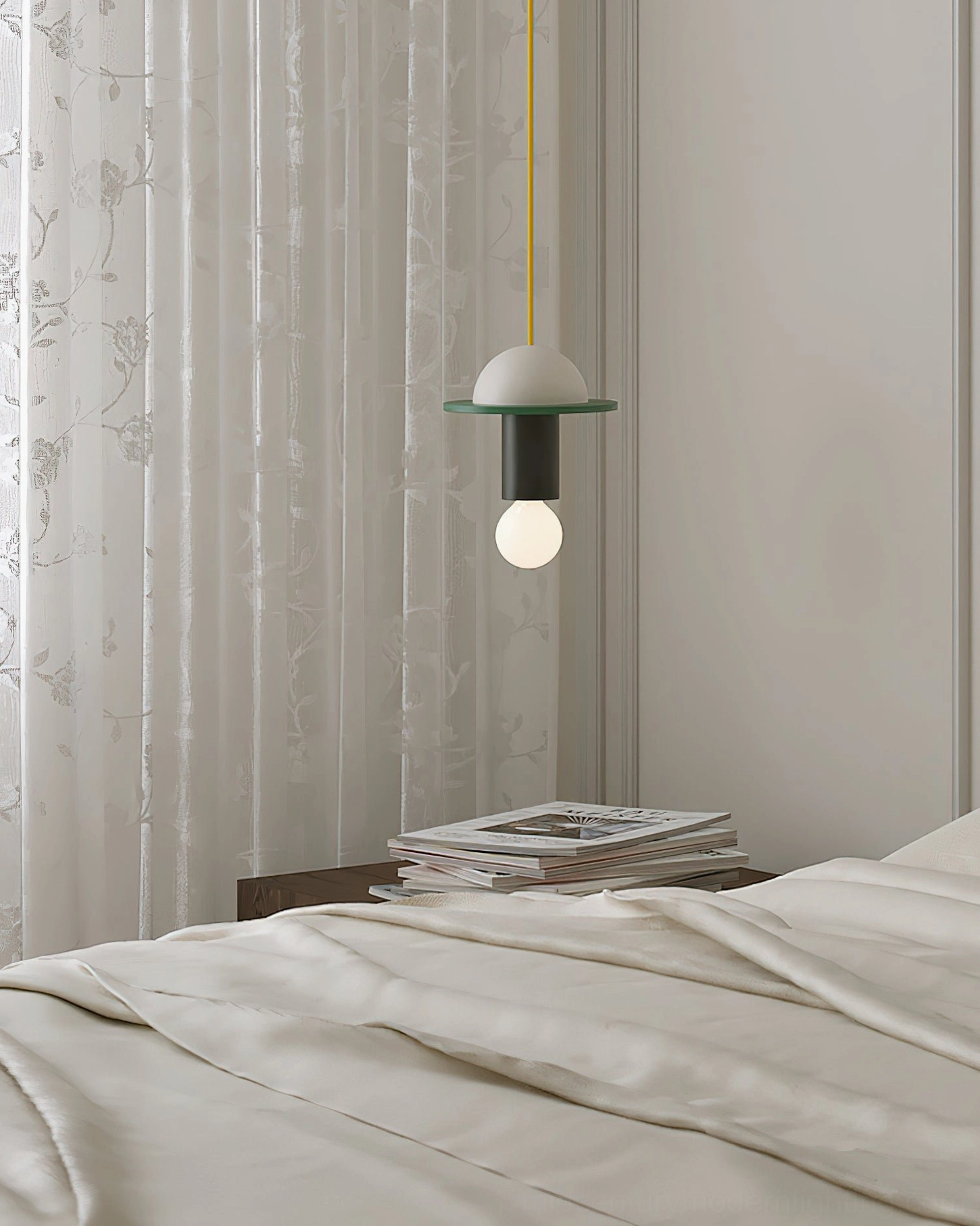 Klee geometric pendant light installed as statement piece in modern interior design space