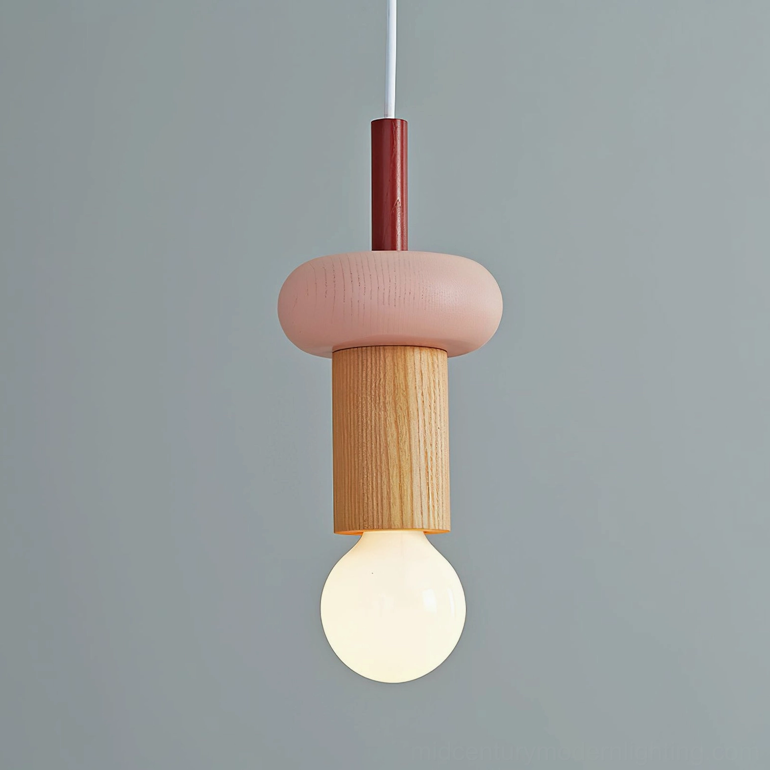 Klee pendant light variant showing different color configuration and geometric proportions
