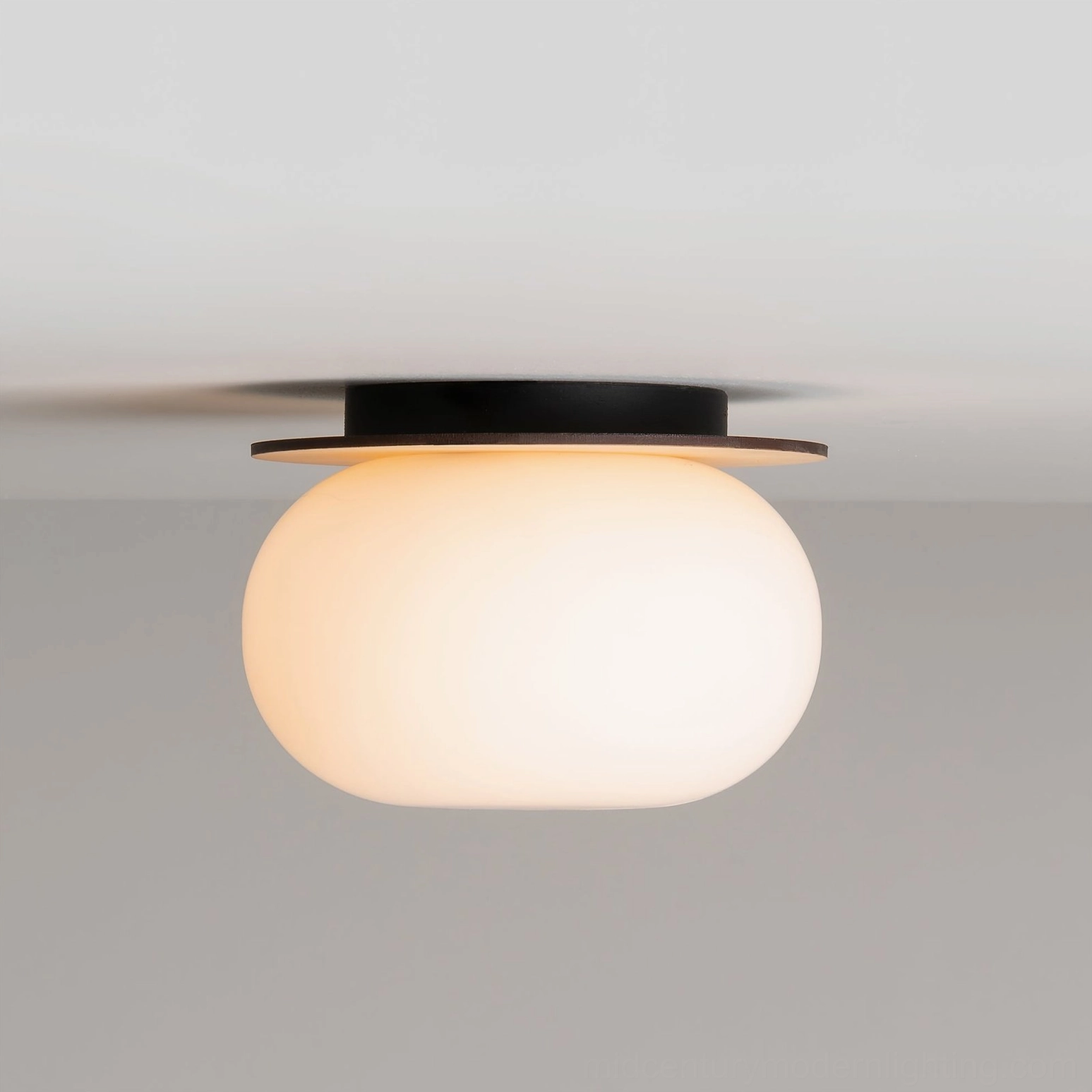 Knock wall lamp Model A compact size, small round sconce space-efficient minimalist lighting