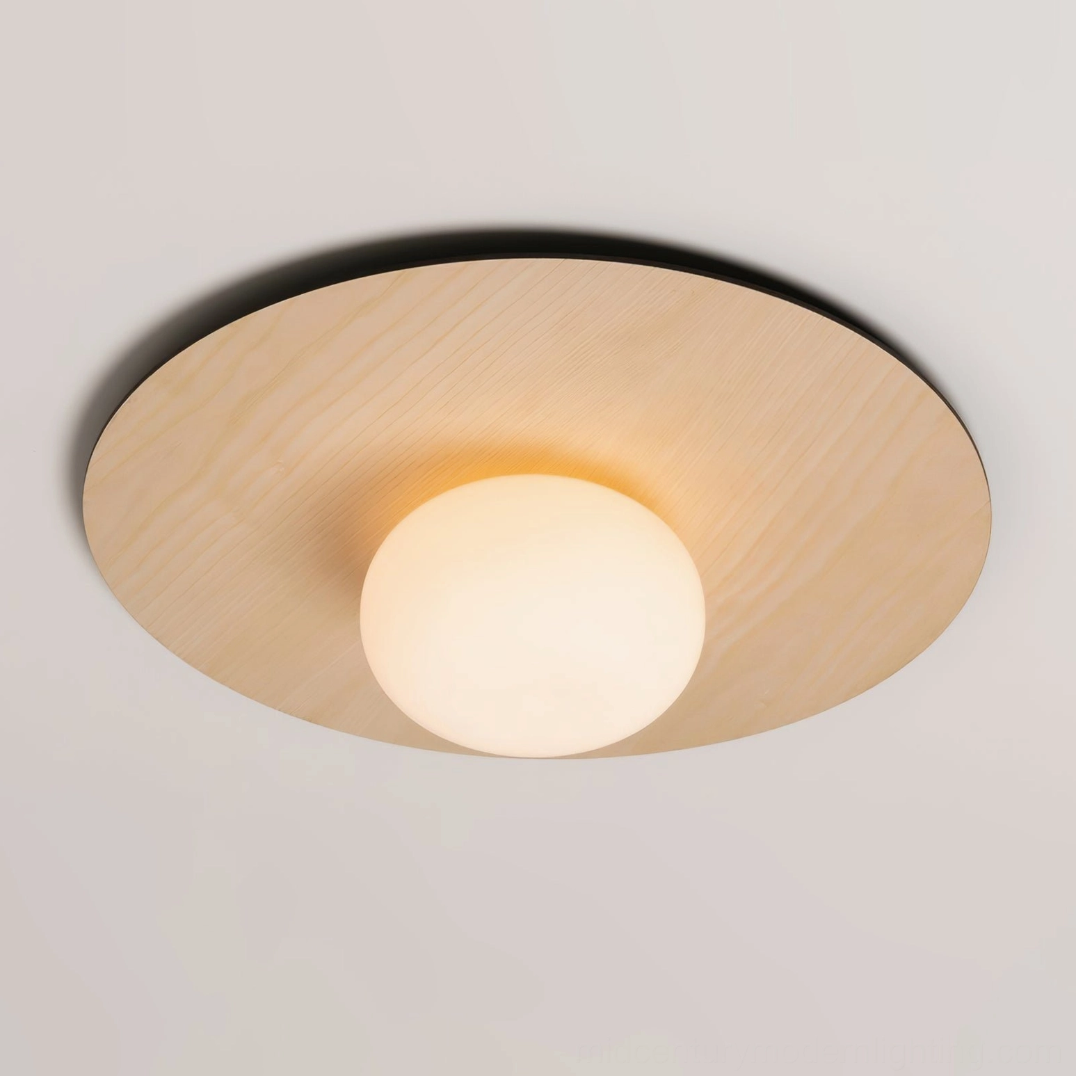Knock wall lamp warm light color temperature option, cozy evening lighting ambient home interior