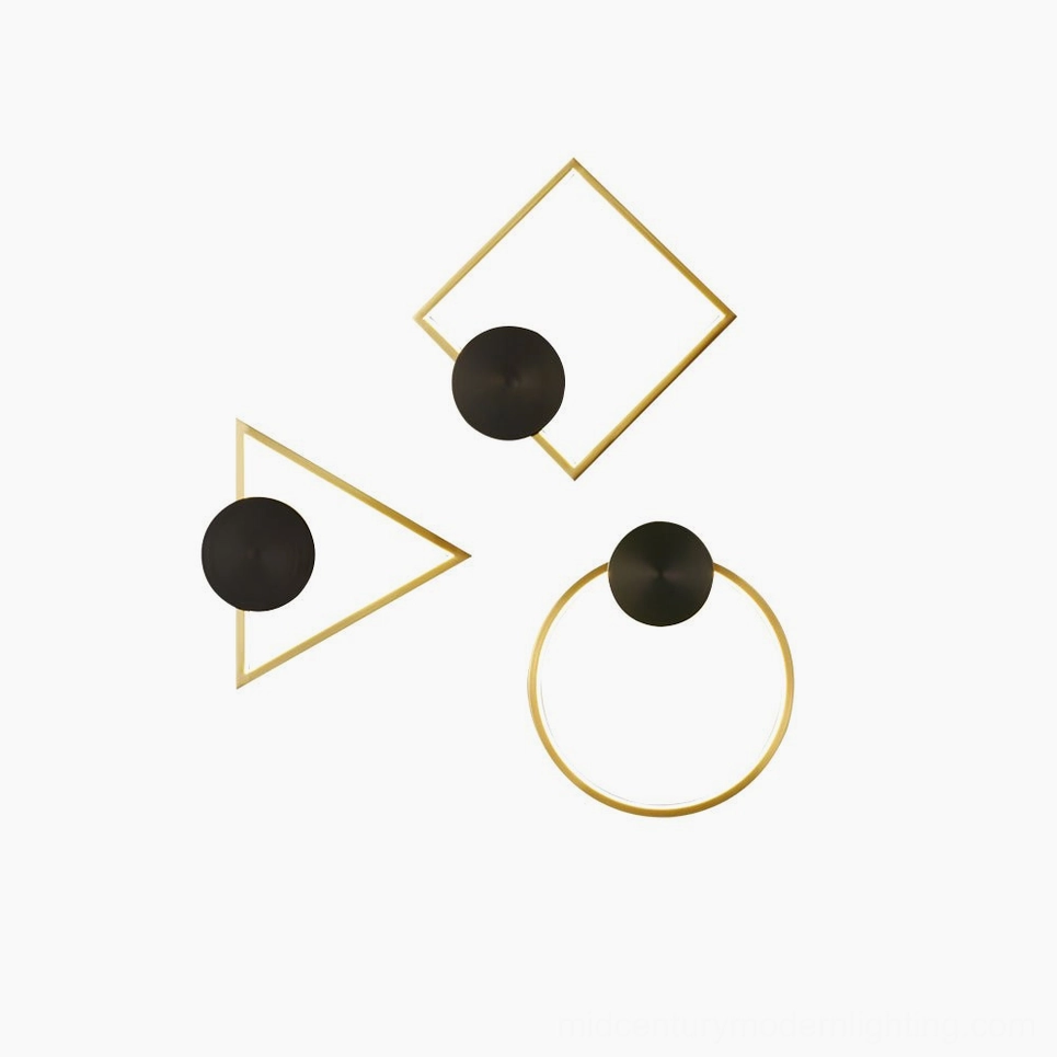 Koya minimalist LED wall sconce geometric design modern interior ambiance lighting