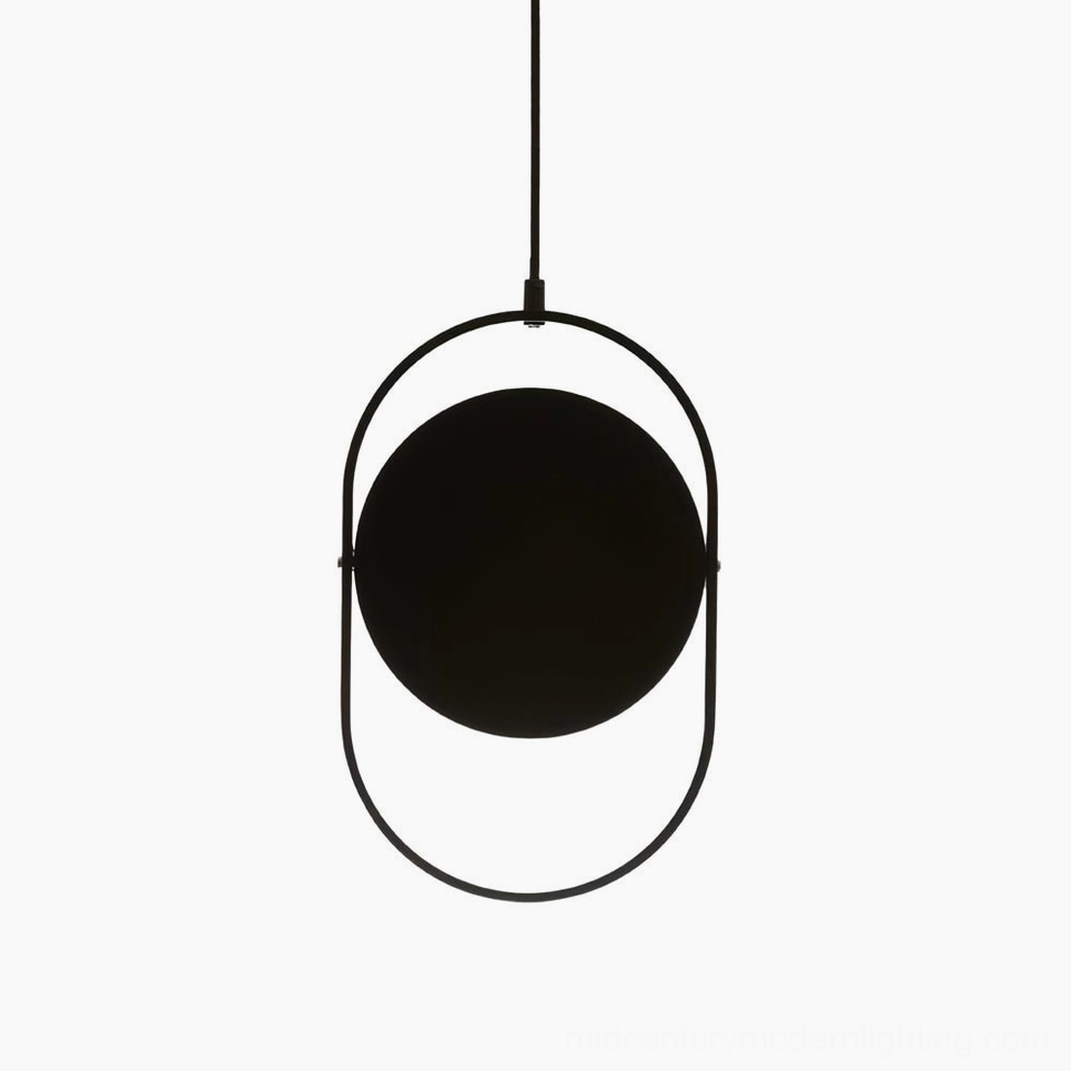 Kuu pendant lamp large vertical orientation statement piece modern space