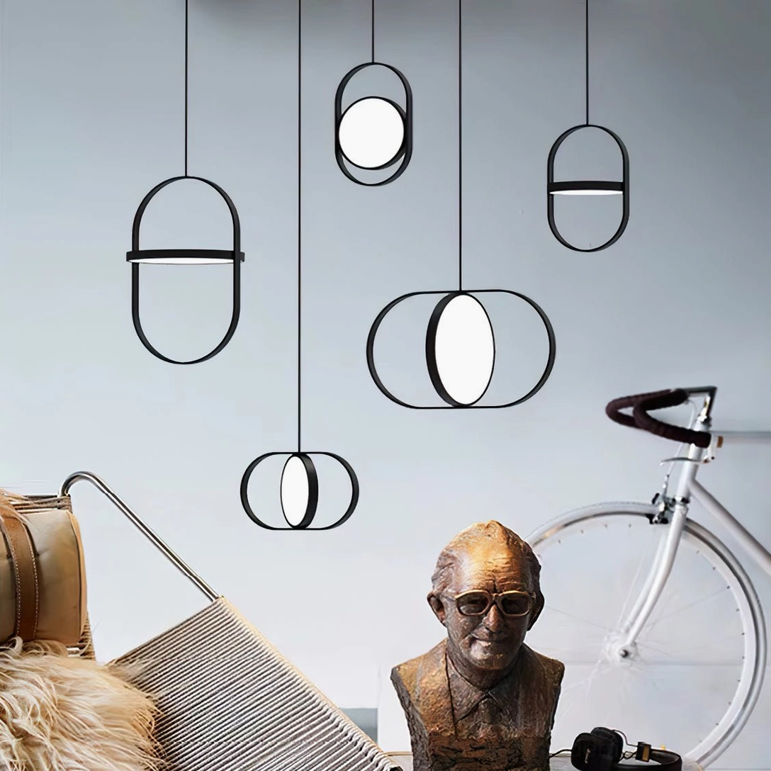 Varied Kuu modern pendant lamps home decor vintage style mid-century minimalist design