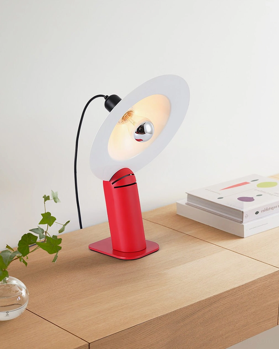Lampiatta modern table lamp detail showing premium finish and architectural lighting design for contemporary interiors