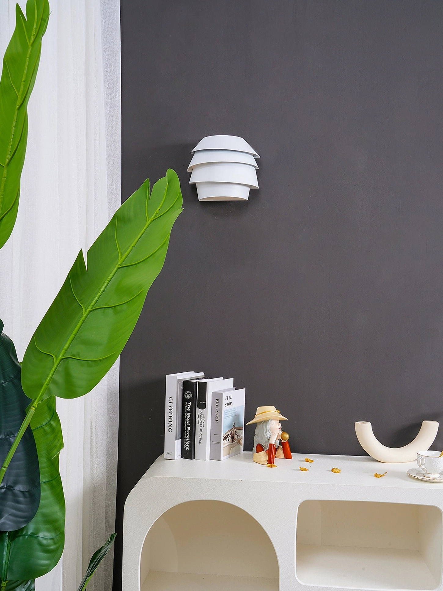 Le Soleil tiered wall lamp architectural lighting fixture showcase