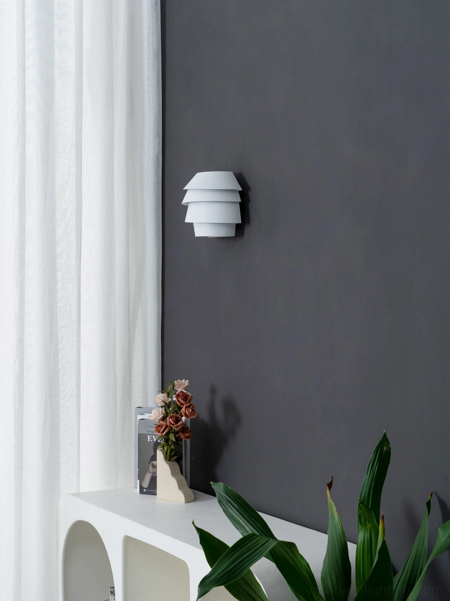 Le Soleil contemporary sconce minimalist mid-century modern wall lighting design