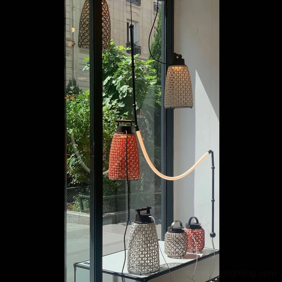 Leda chandelier cool light color temperature, modern architectural lighting in contemporary interior