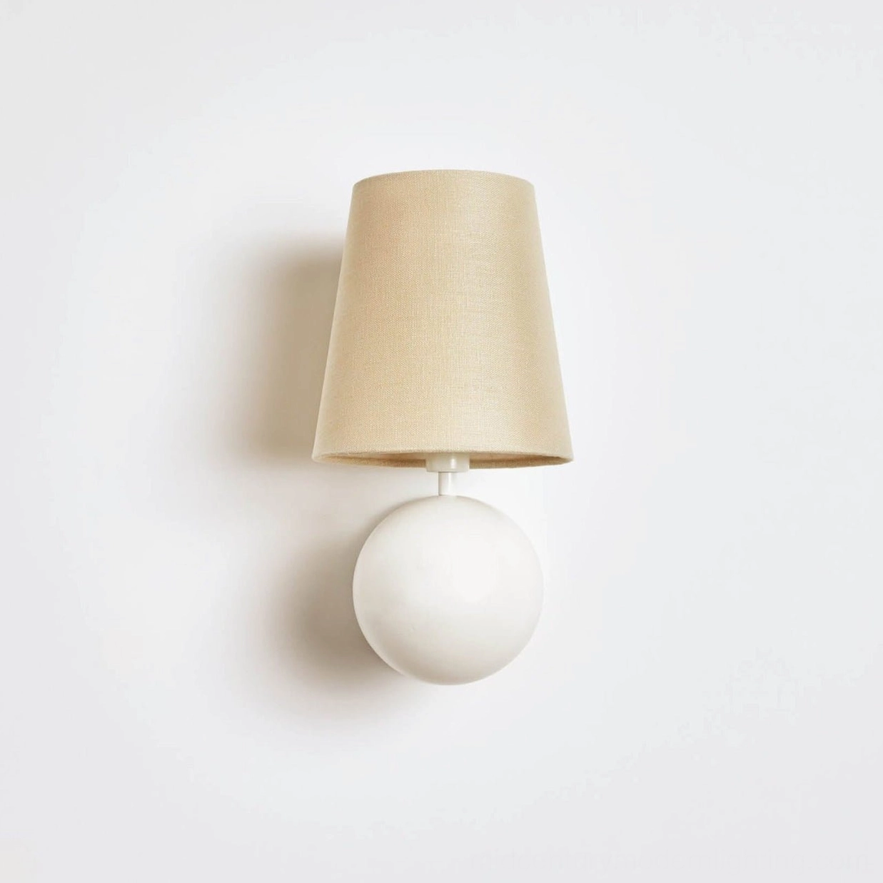 Leoda modern wall sconce installation view, mid-century aesthetic with clean architectural lines