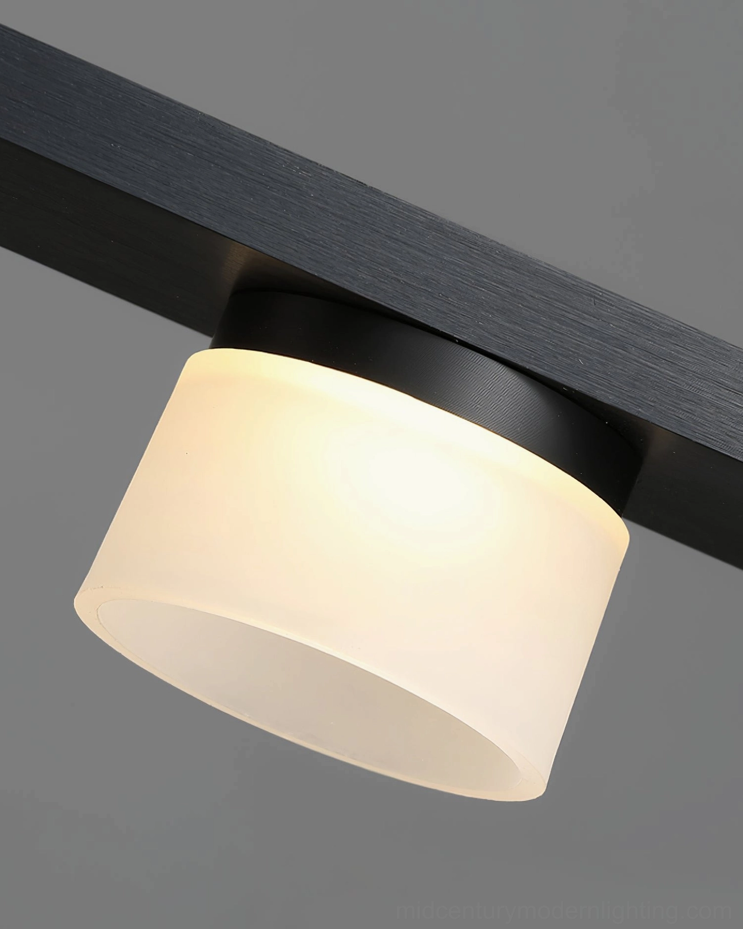 Linear pendant chandelier stylish angle shot black metal minimalist modern lighting