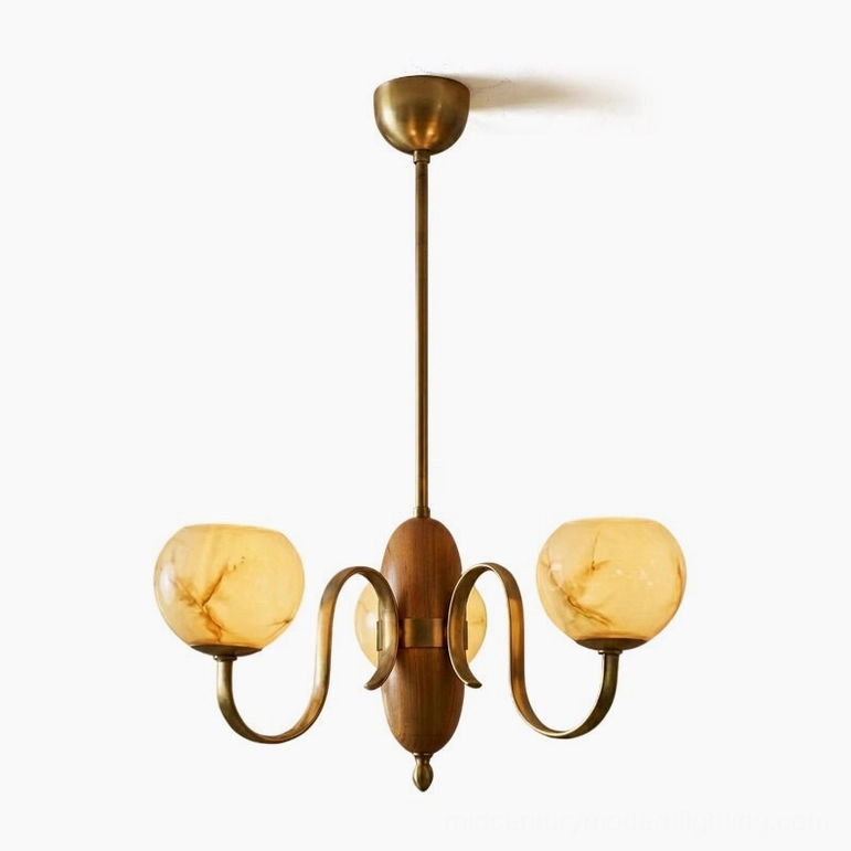 Linnea 3-light compact chandelier ideal for breakfast nooks and intimate dining spaces