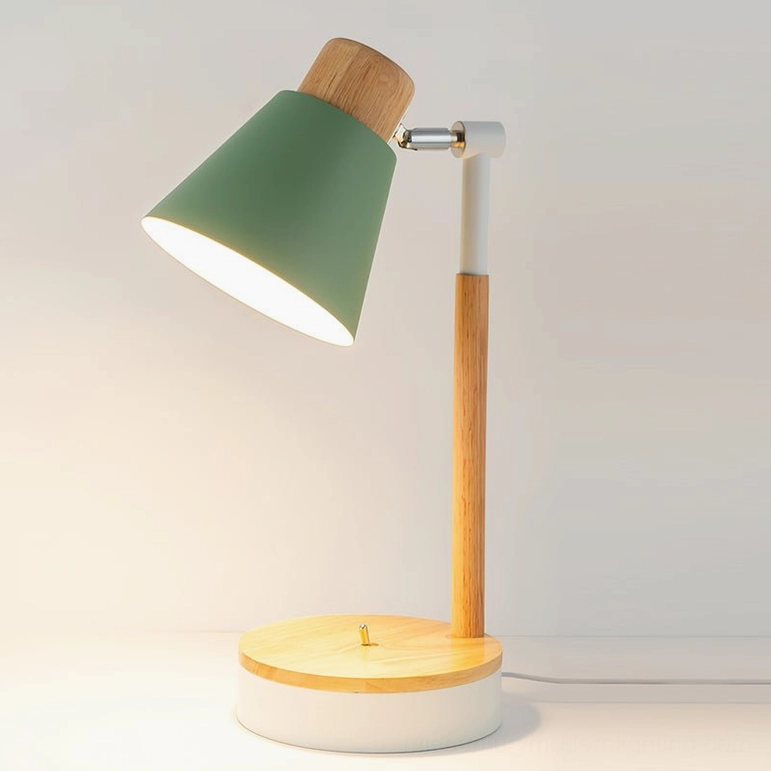 Loona green table lamp variation showcasing color option and minimalist Nordic aesthetic