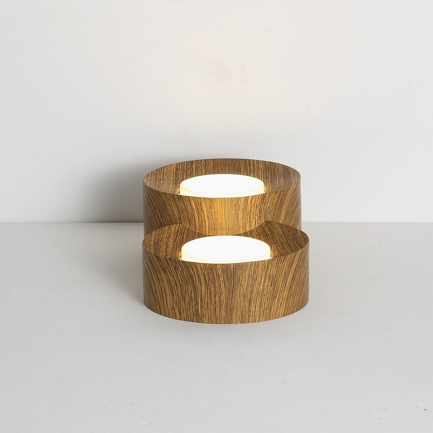 Loris two-light clover ceiling fixture grey marble product shot