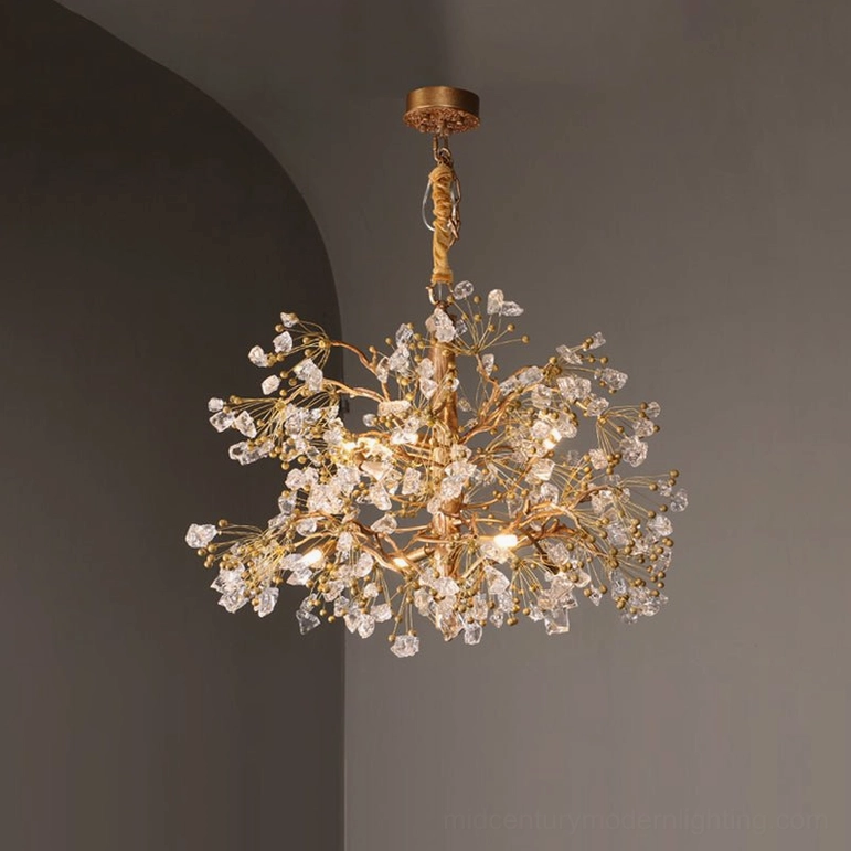 Lorna Berry brass chandelier all models - complete product range