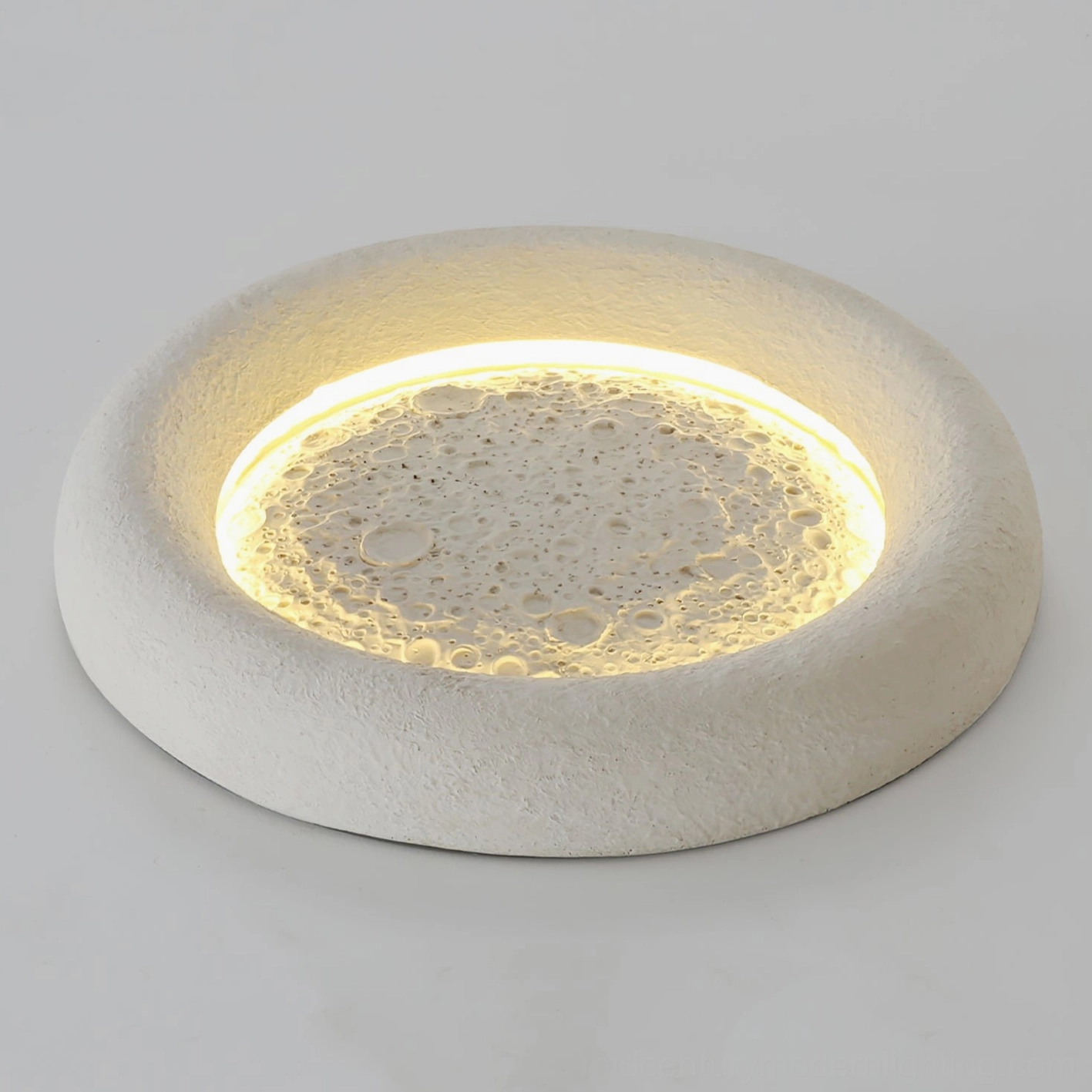 Lunar Glow ceiling lamp product overview showing complete fixture design and light distribution