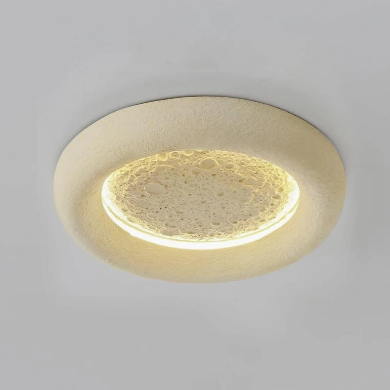 Lunar Glow LED lamp in Beige finish with warm color temperature for contemporary home decor