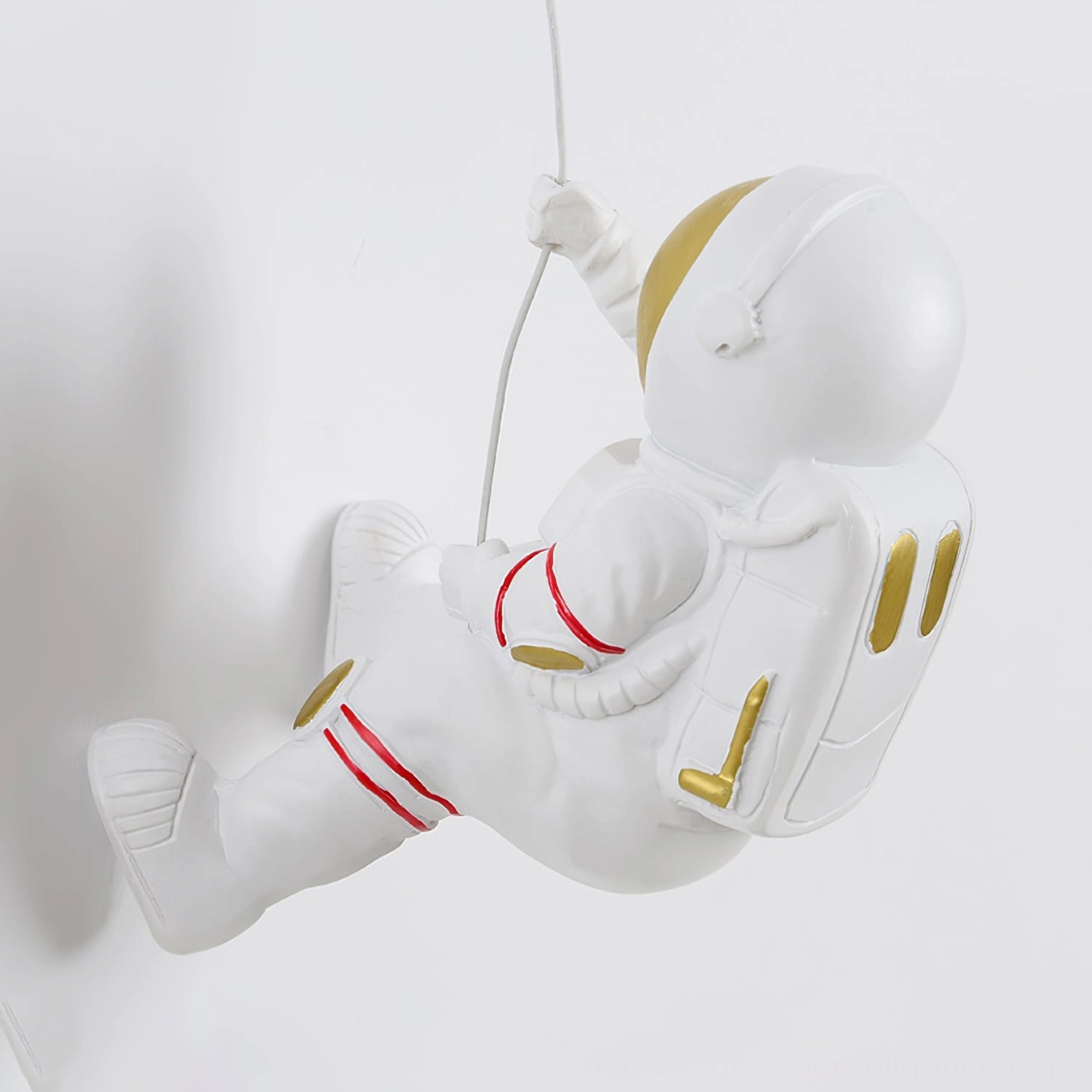 Lunar wall lamp as interior design statement piece in gallery wall display