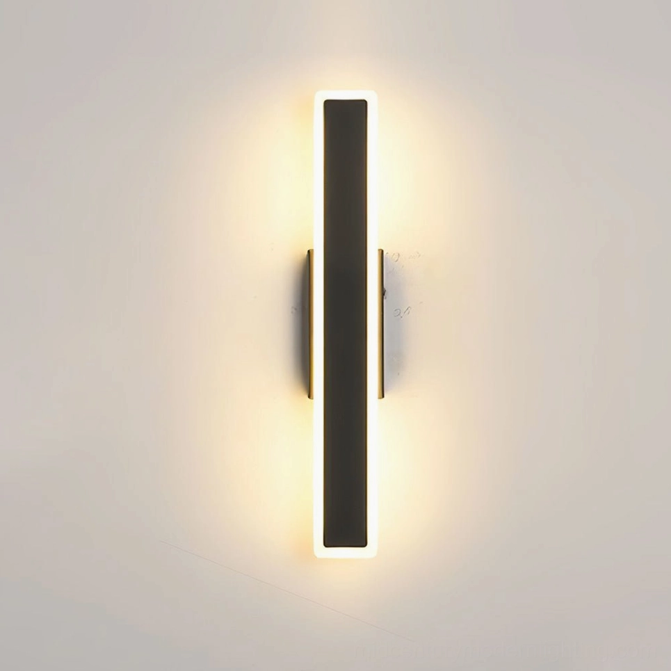 Modern Mel geometric wall sconce fixture - minimalist LED contemporary interior lighting