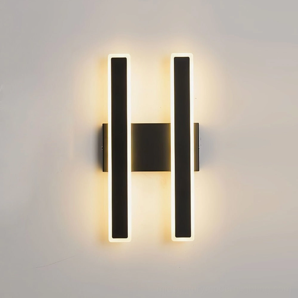 Mel geometric wall sconce modern fixture detail - minimalist LED architectural lighting