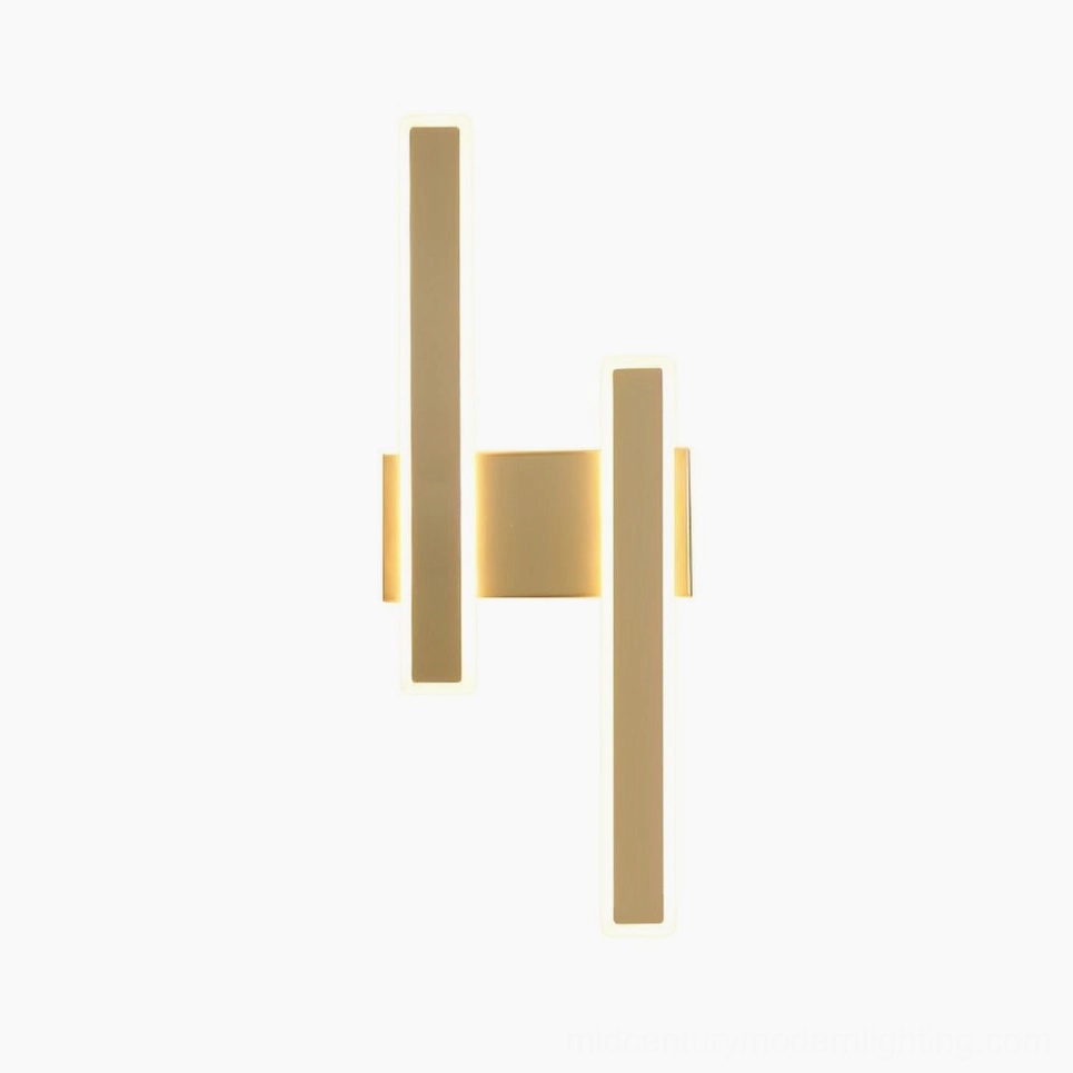 Contemporary Mel geometric wall sconce LED lighting - modern minimalist interior fixture