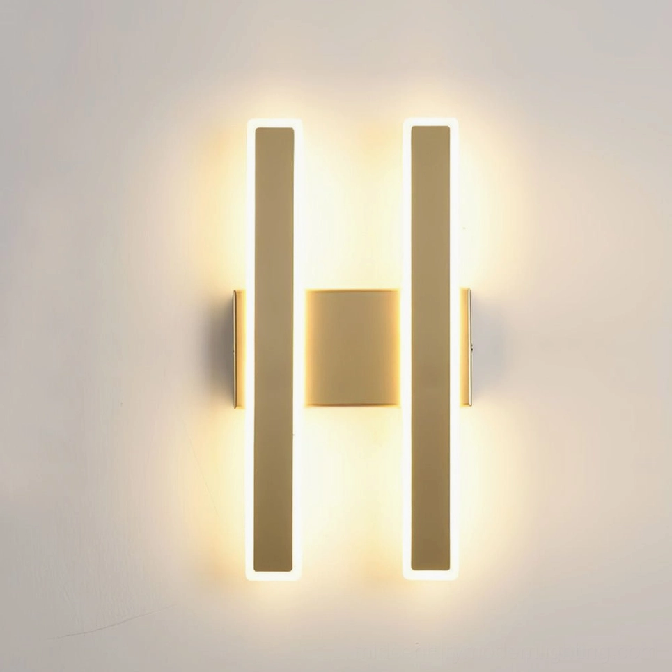 Mel LED wall sconce contemporary design - modern geometric lighting installation showcase