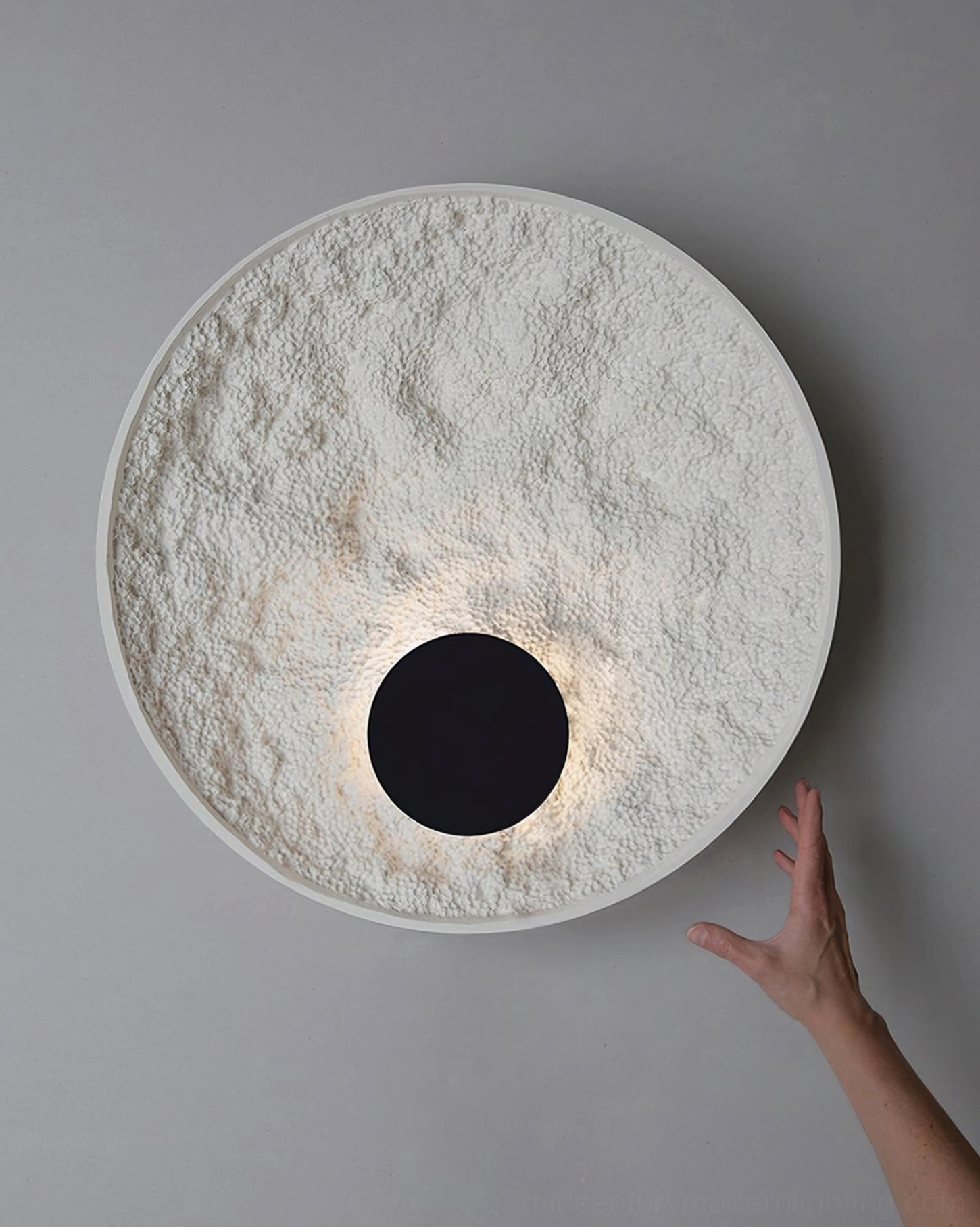 Melesa modern wall sconce installed interior design showcase contemporary residential lighting