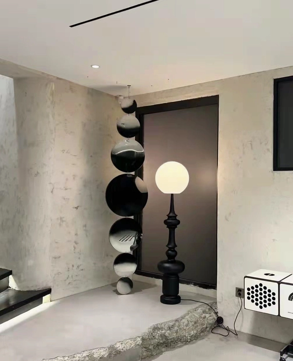 Melrose floor lamp industrial style interior design contemporary aesthetic