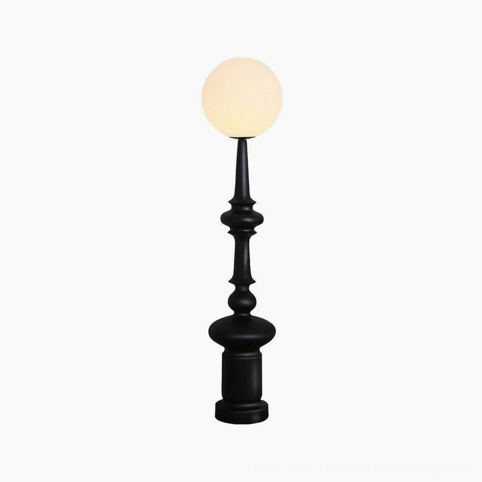 Melrose mid-century modern floor lamp complete product studio photography