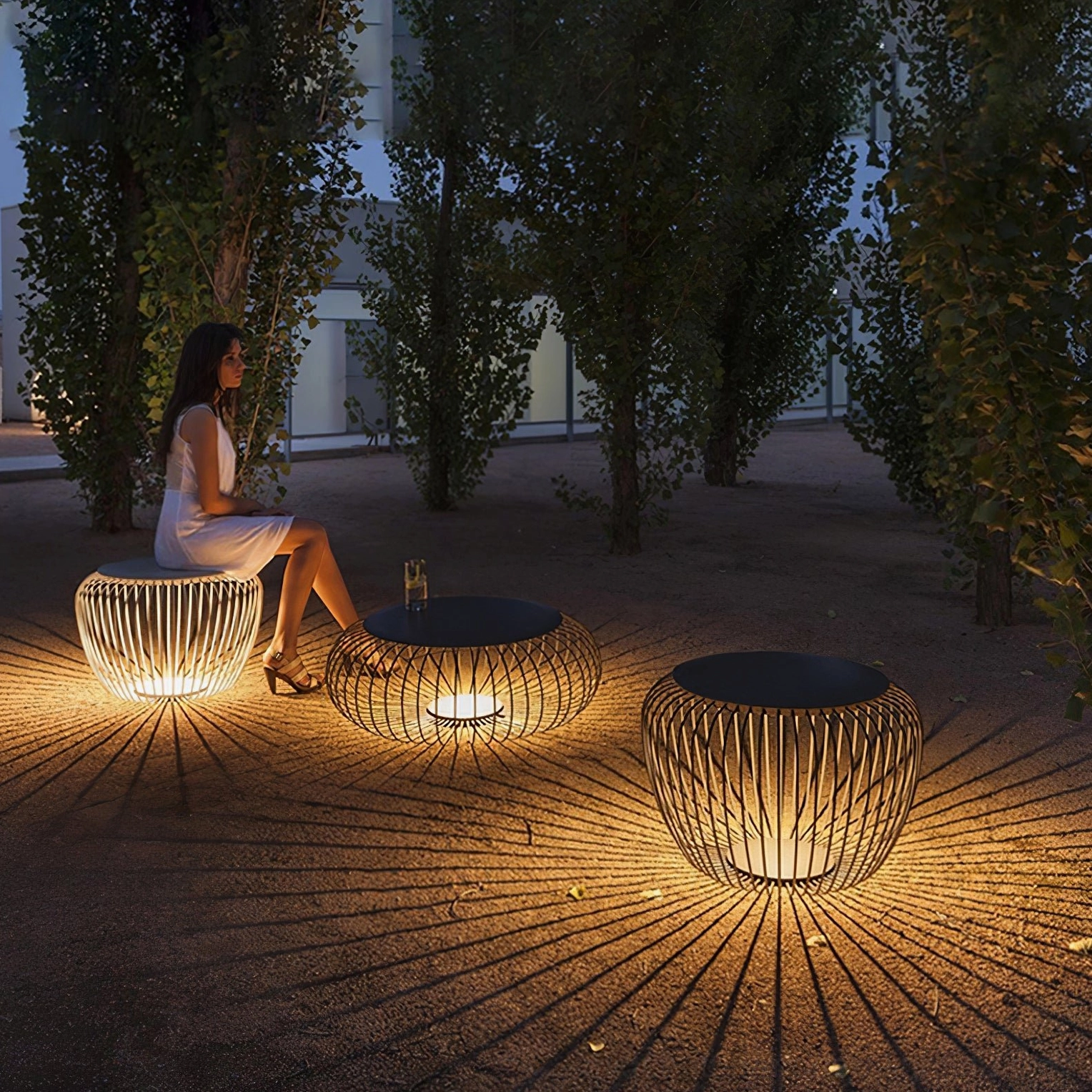 Meridiano modern garden light accent piece minimalist living aesthetic design